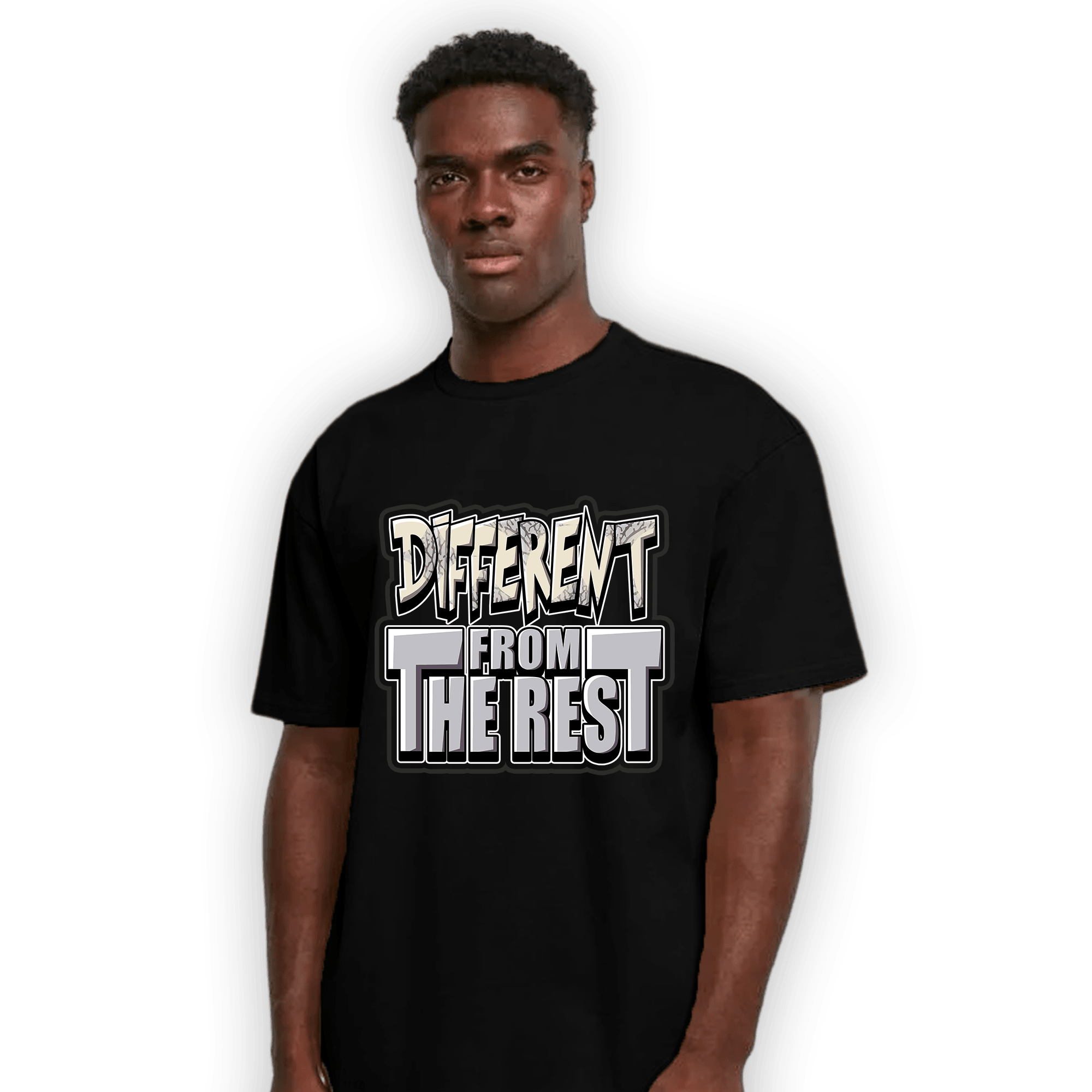 Off Noir 3s T Shirt Match Different From The Rest - NastyJamz