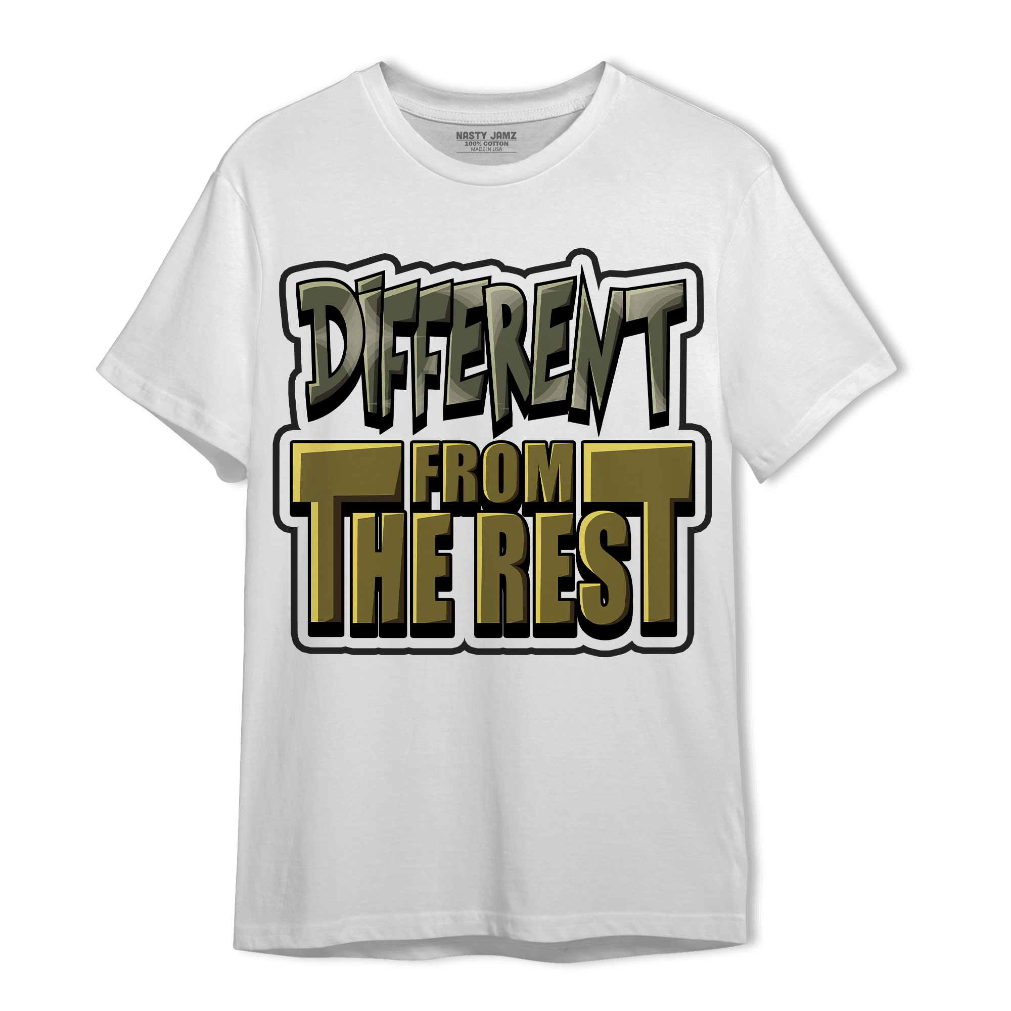 SE Craft Medium Olive 4s T Shirt Match Different From The Rest - NastyJamz