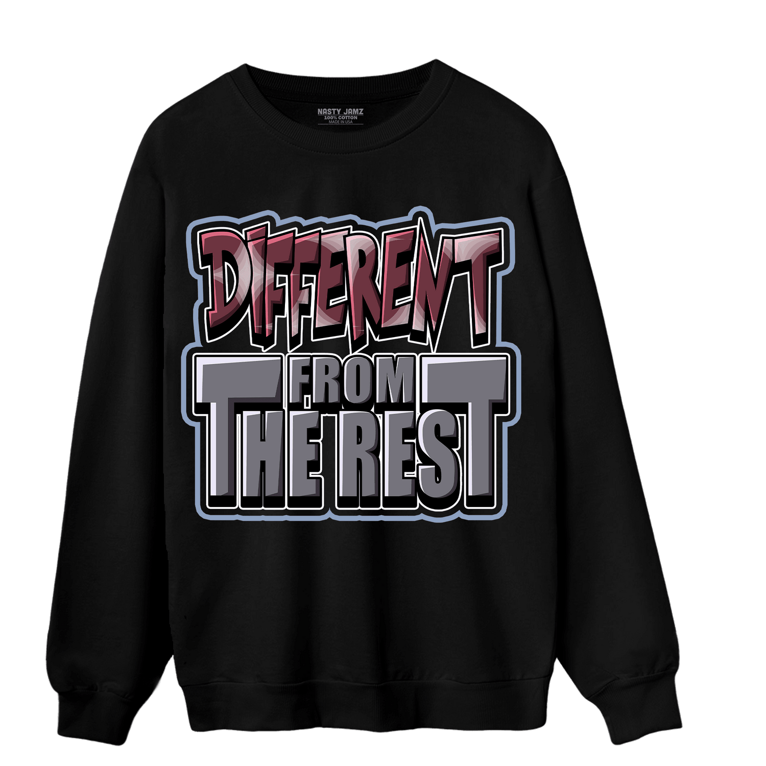Burgundy 5s Sweatshirt Match Different From The Rest - NastyJamz