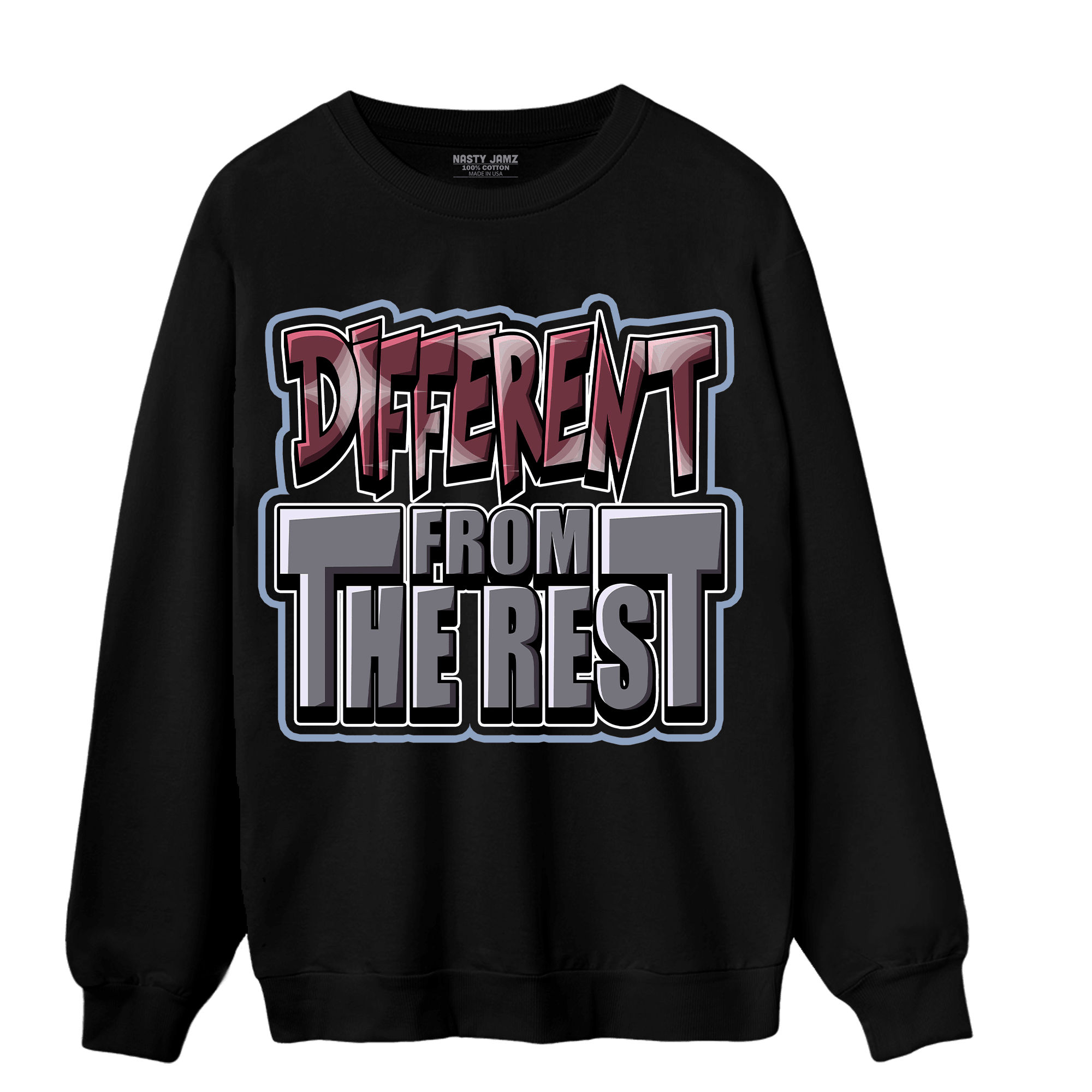 Burgundy 5s Sweatshirt Match Different From The Rest - NastyJamz
