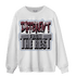 Burgundy 5s Sweatshirt Match Different From The Rest - NastyJamz