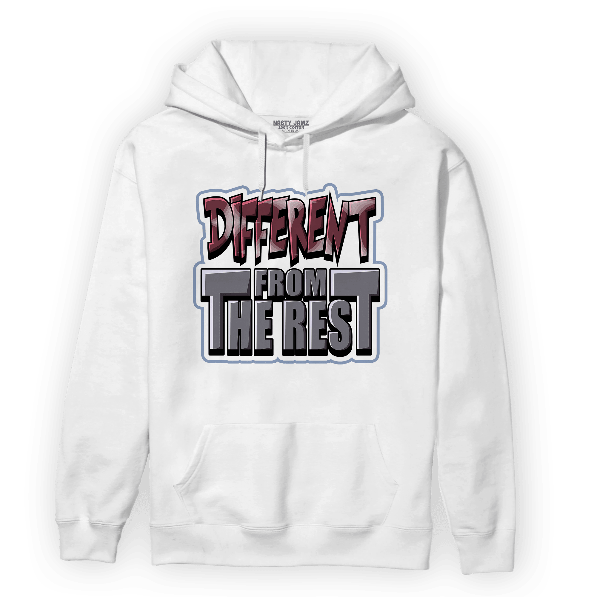 Burgundy 5s Hoodie Match Different From The Rest - NastyJamz