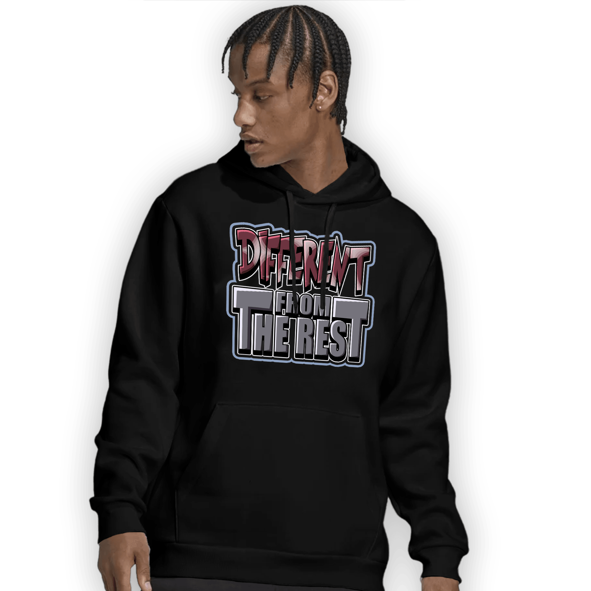 Burgundy 5s Hoodie Match Different From The Rest - NastyJamz