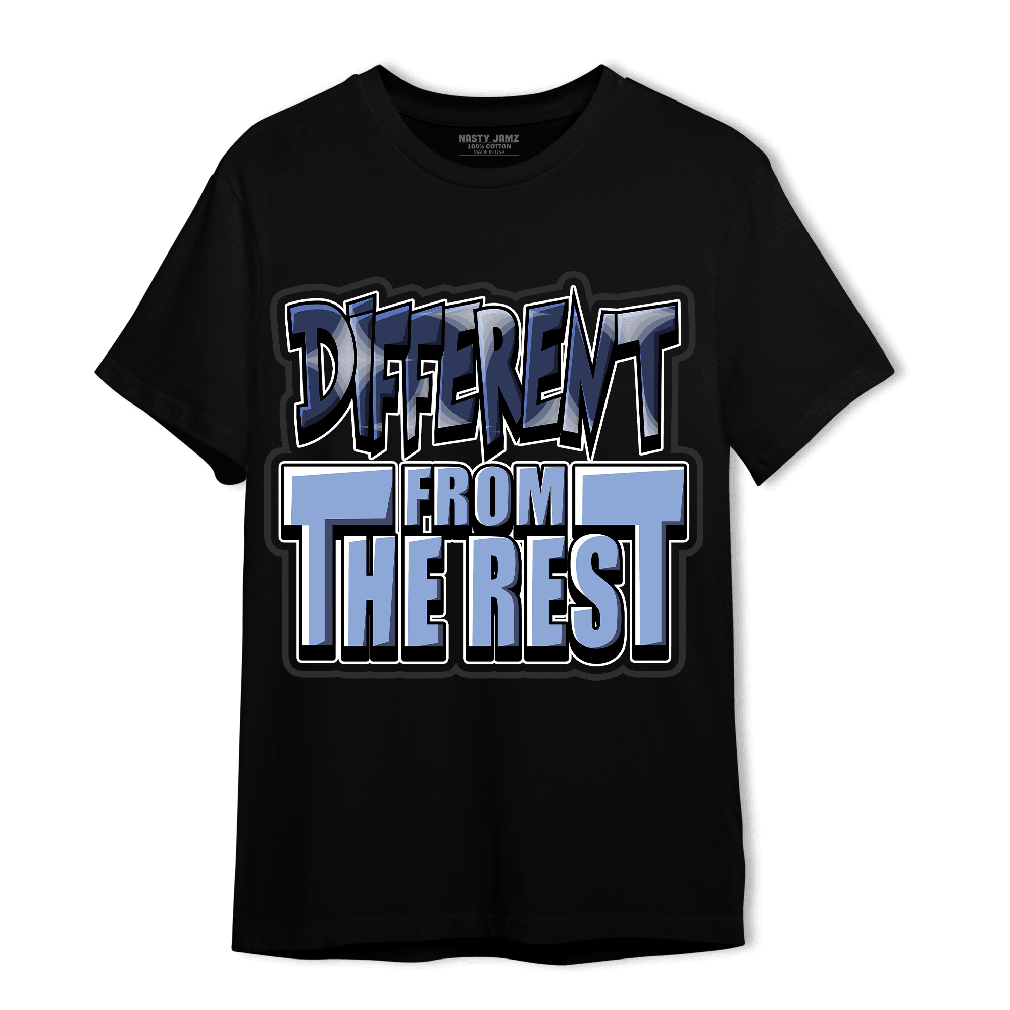 Midnight Navy 5s T Shirt Match Different From The Rest - NastyJamz