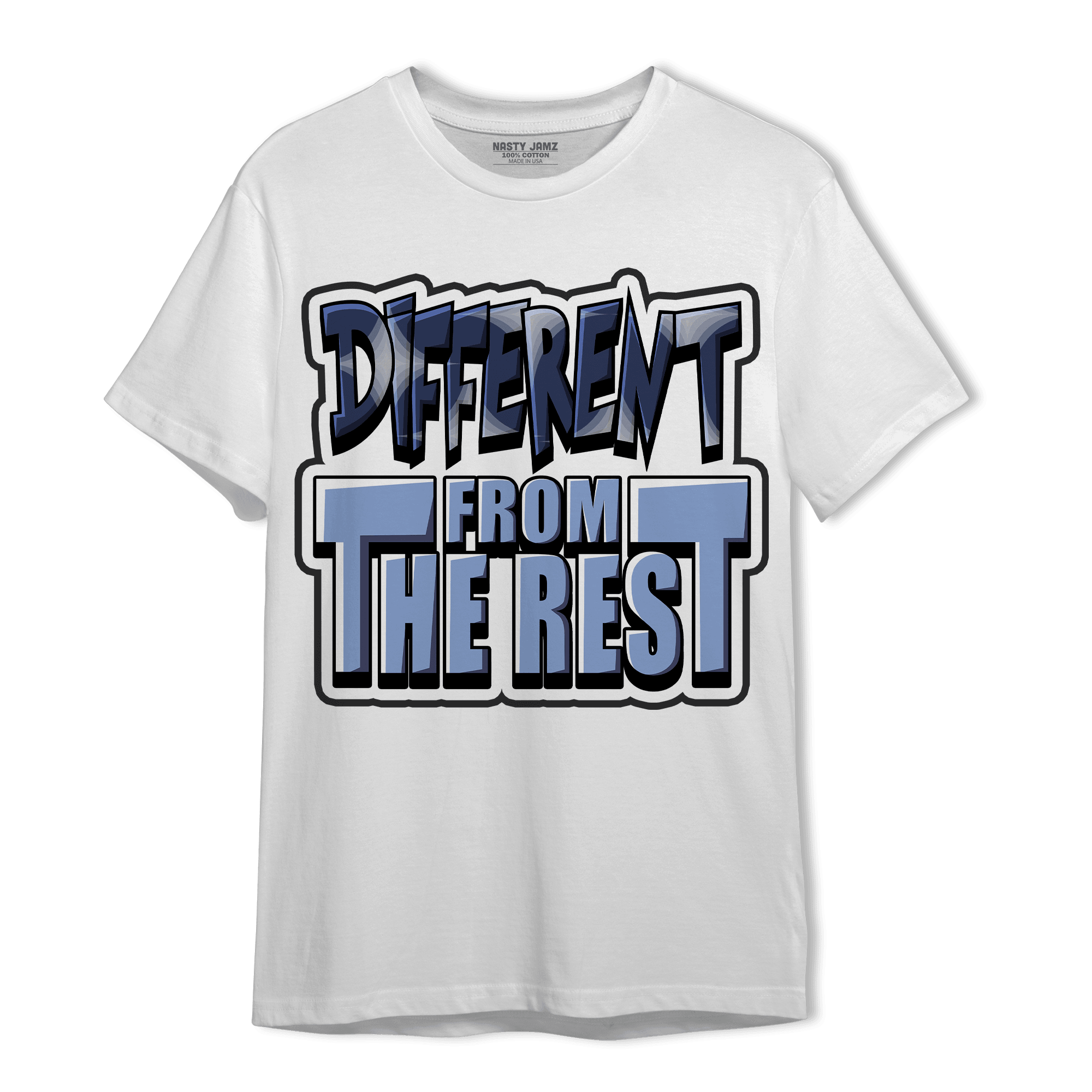 Midnight Navy 5s T Shirt Match Different From The Rest - NastyJamz