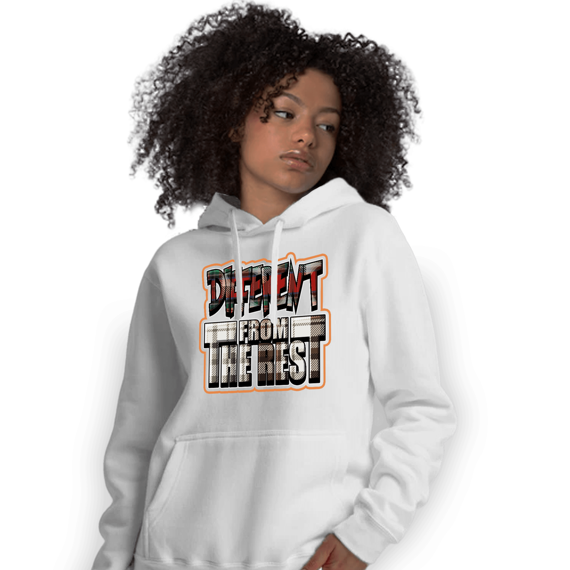 Plaid 5s Hoodie Match Different From The Rest - NastyJamz