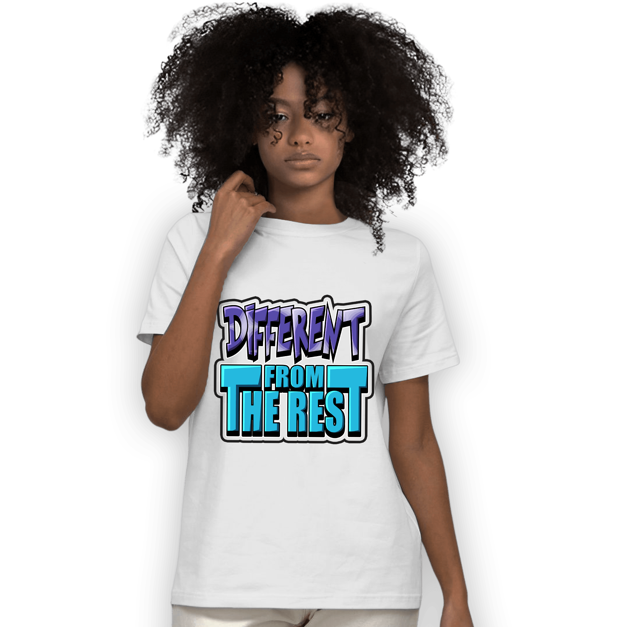 Aqua 6s T Shirt Match Different From The Rest - NastyJamz