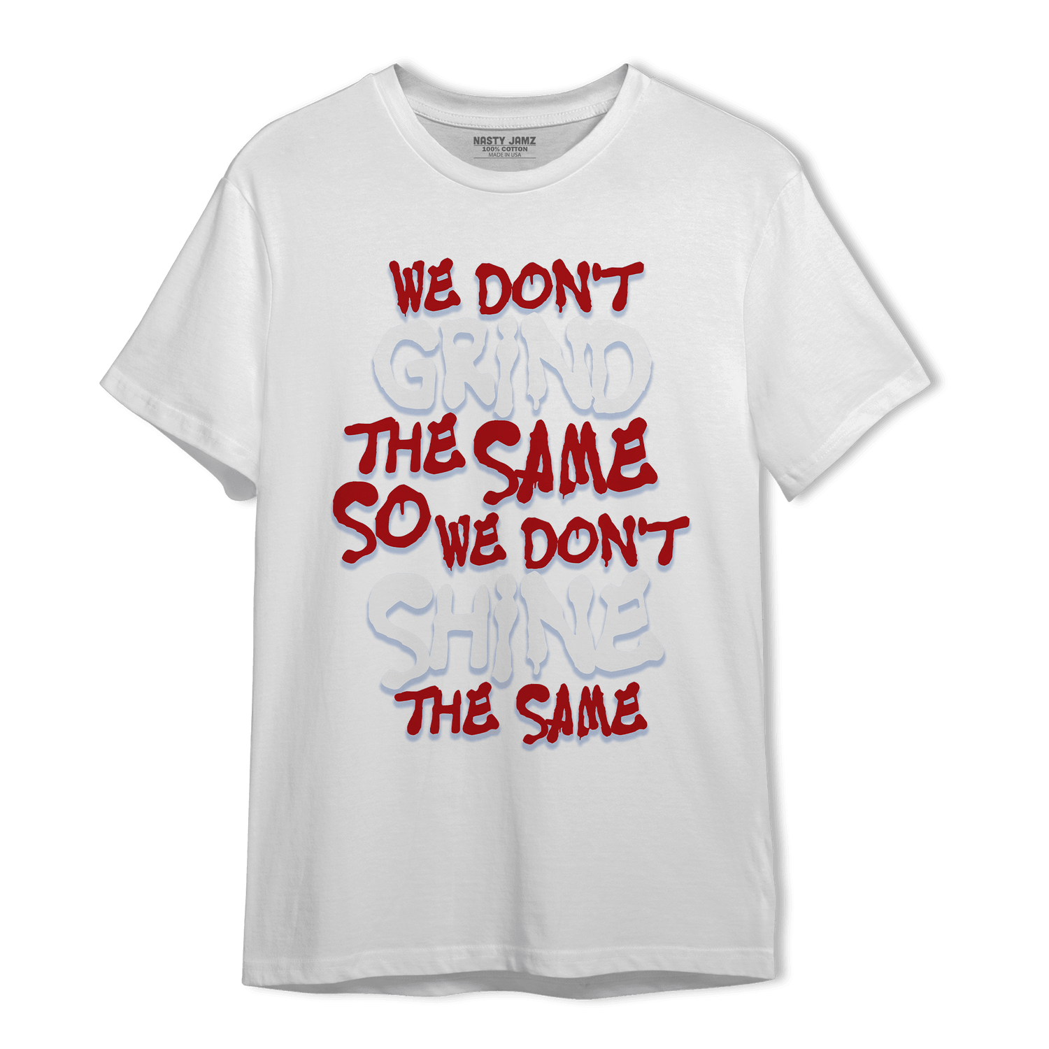 Cherry 11s T Shirt Match Dont Shine The Same - NastyJamz