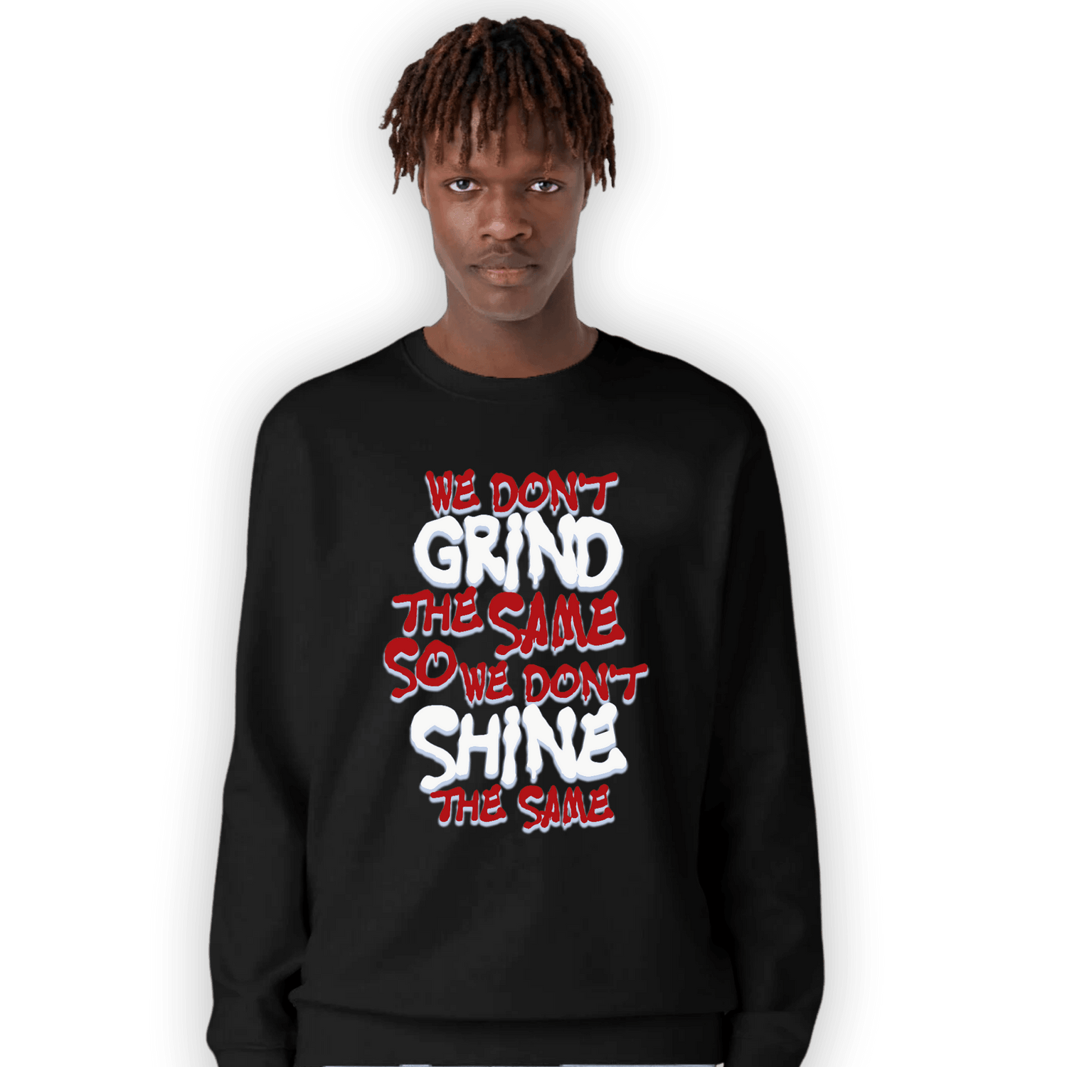 Cherry 11s Sweatshirt Match Dont Shine The Same - NastyJamz