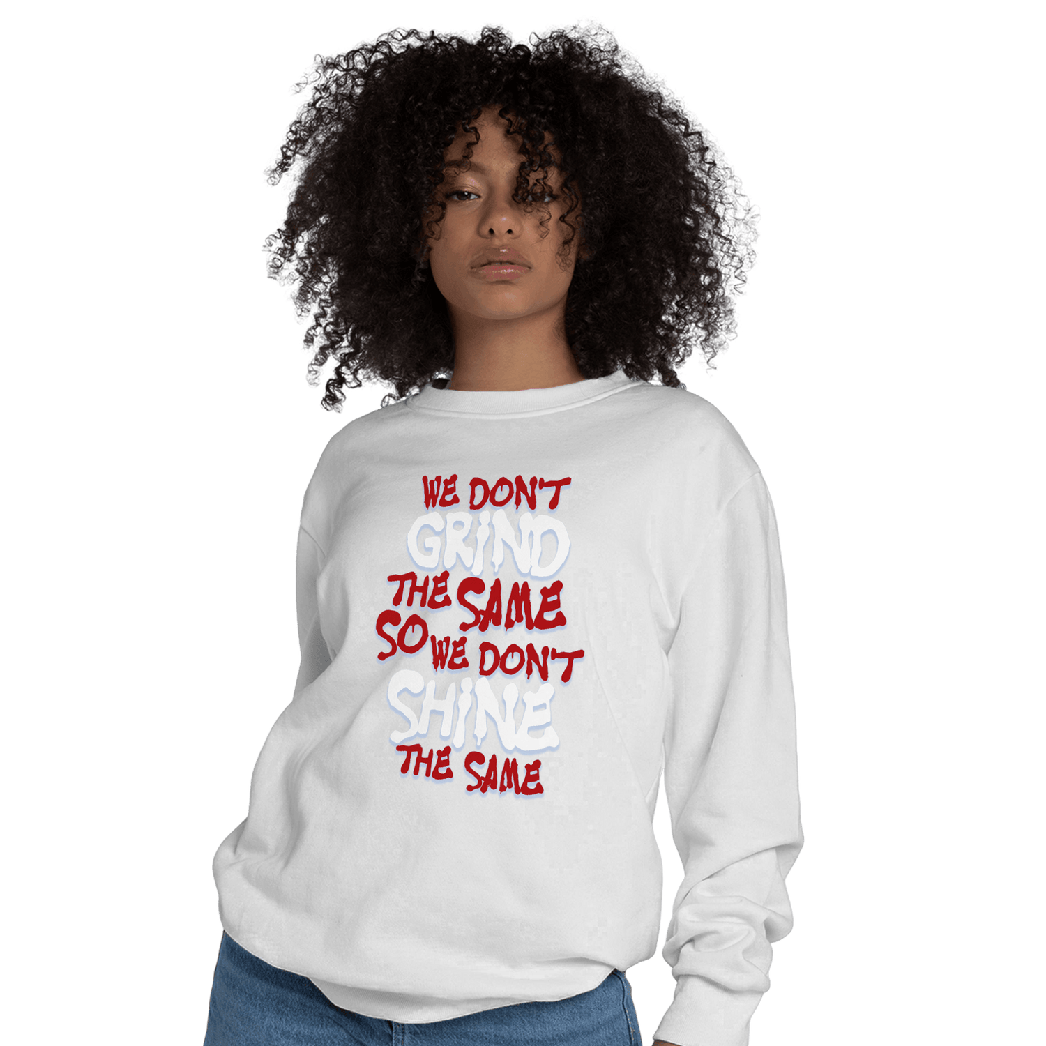 Cherry 11s Sweatshirt Match Dont Shine The Same - NastyJamz