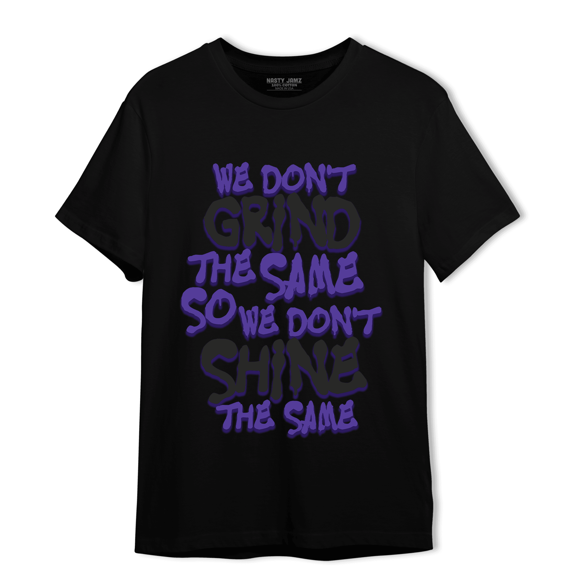 Field Purple 12s T Shirt Match Dont Shine The Same - NastyJamz