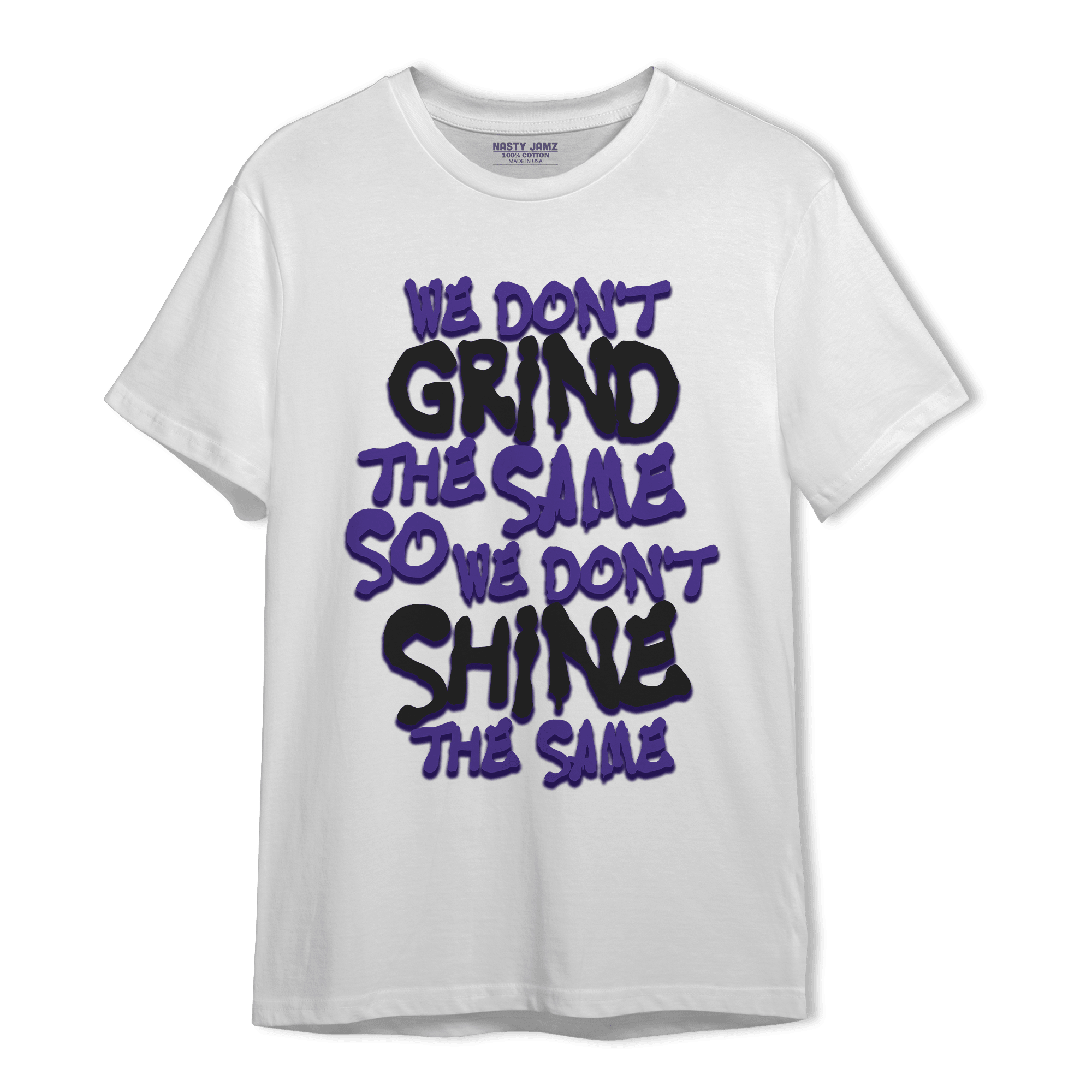 Field Purple 12s T Shirt Match Dont Shine The Same - NastyJamz