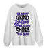 Field Purple 12s Sweatshirt Match Dont Shine The Same - NastyJamz