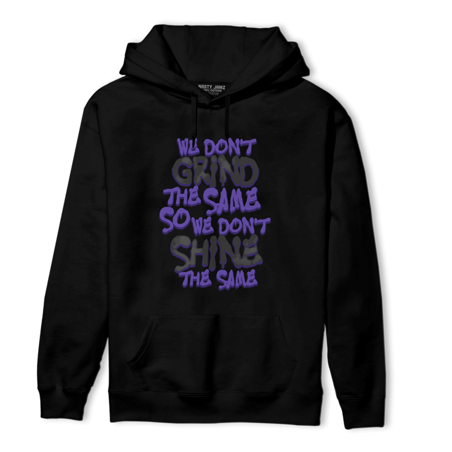 Field Purple 12s Hoodie Match Dont Shine The Same - NastyJamz