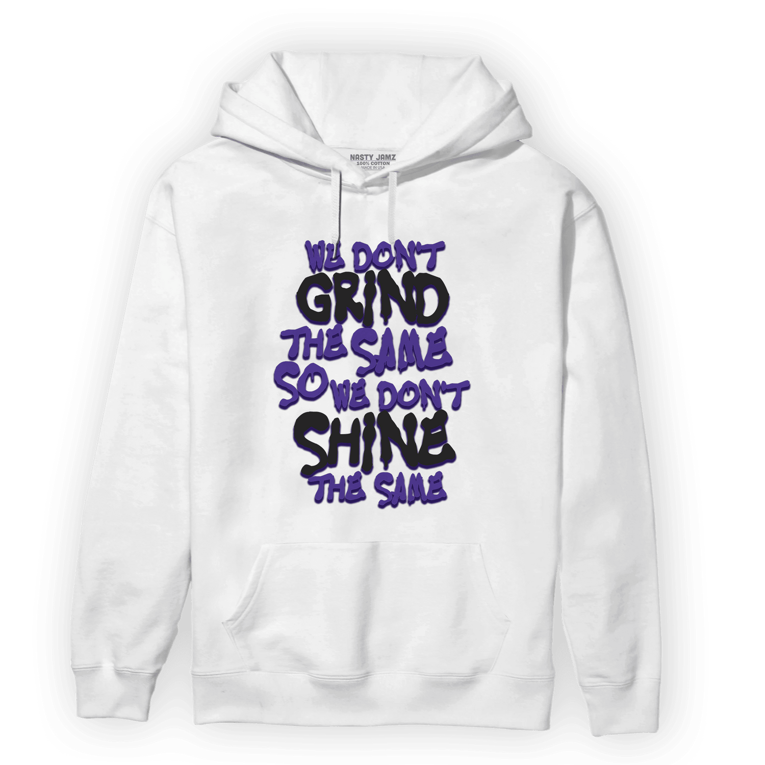 Field Purple 12s Hoodie Match Dont Shine The Same - NastyJamz