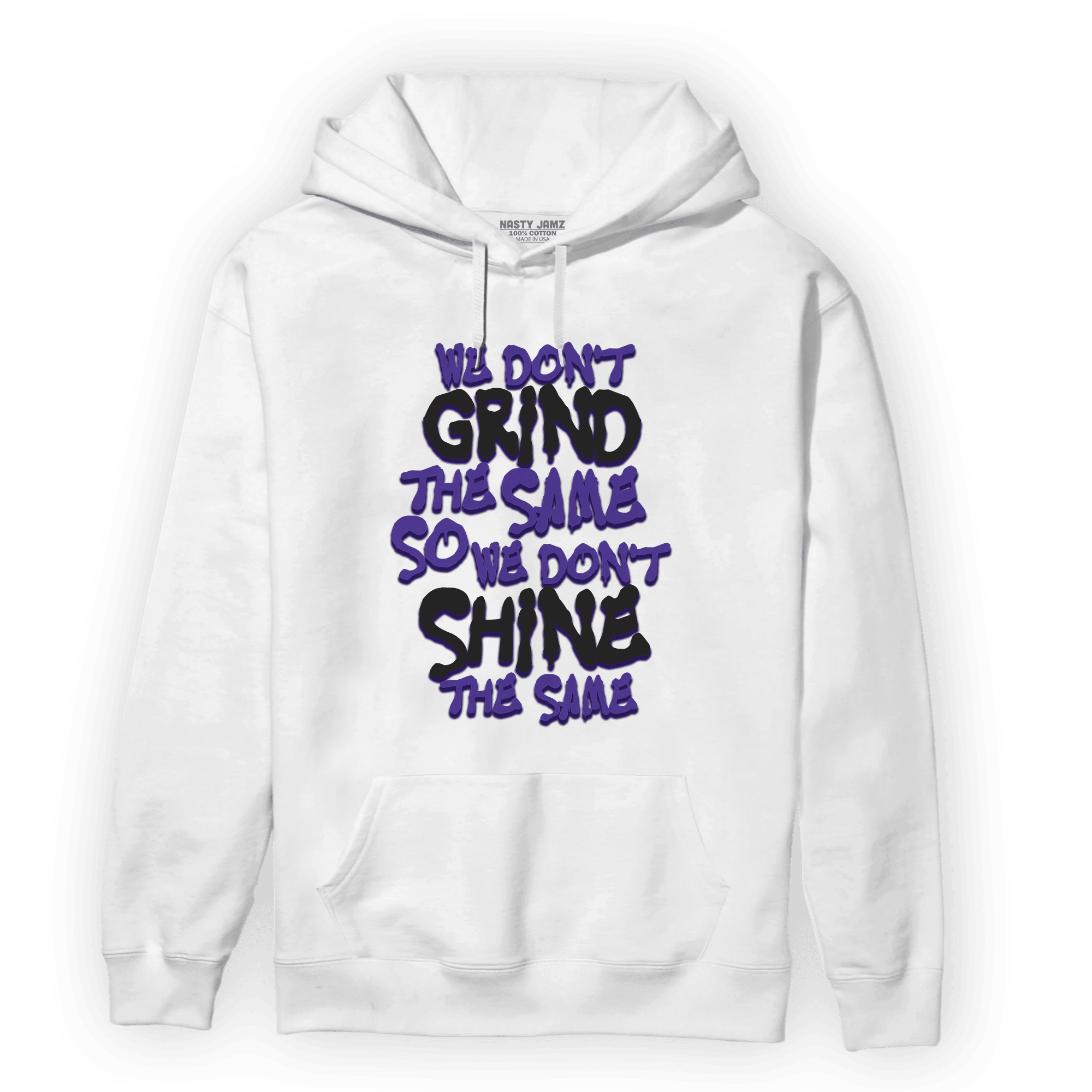 Field Purple 12s Hoodie Match Dont Shine The Same - NastyJamz