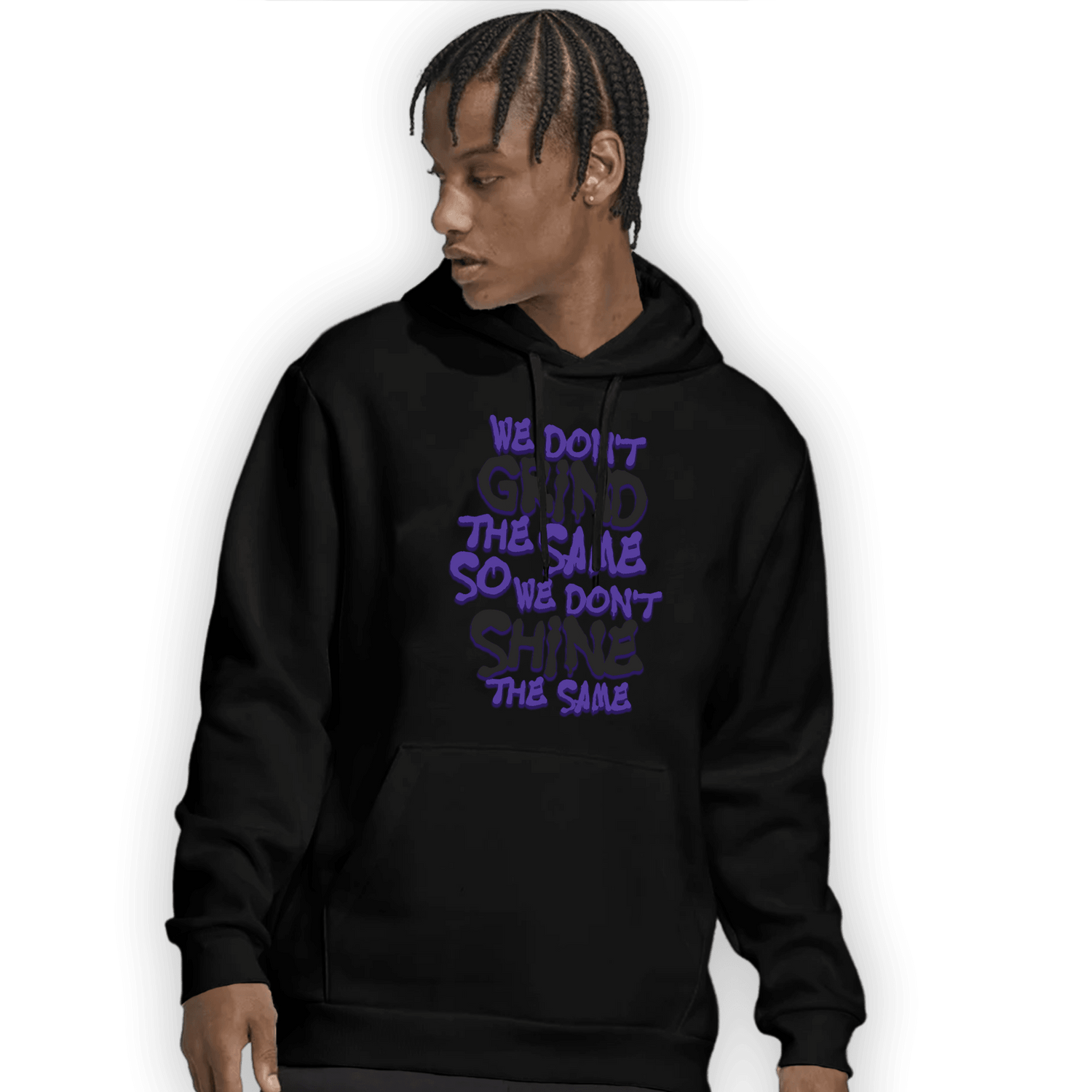 Field Purple 12s Hoodie Match Dont Shine The Same - NastyJamz
