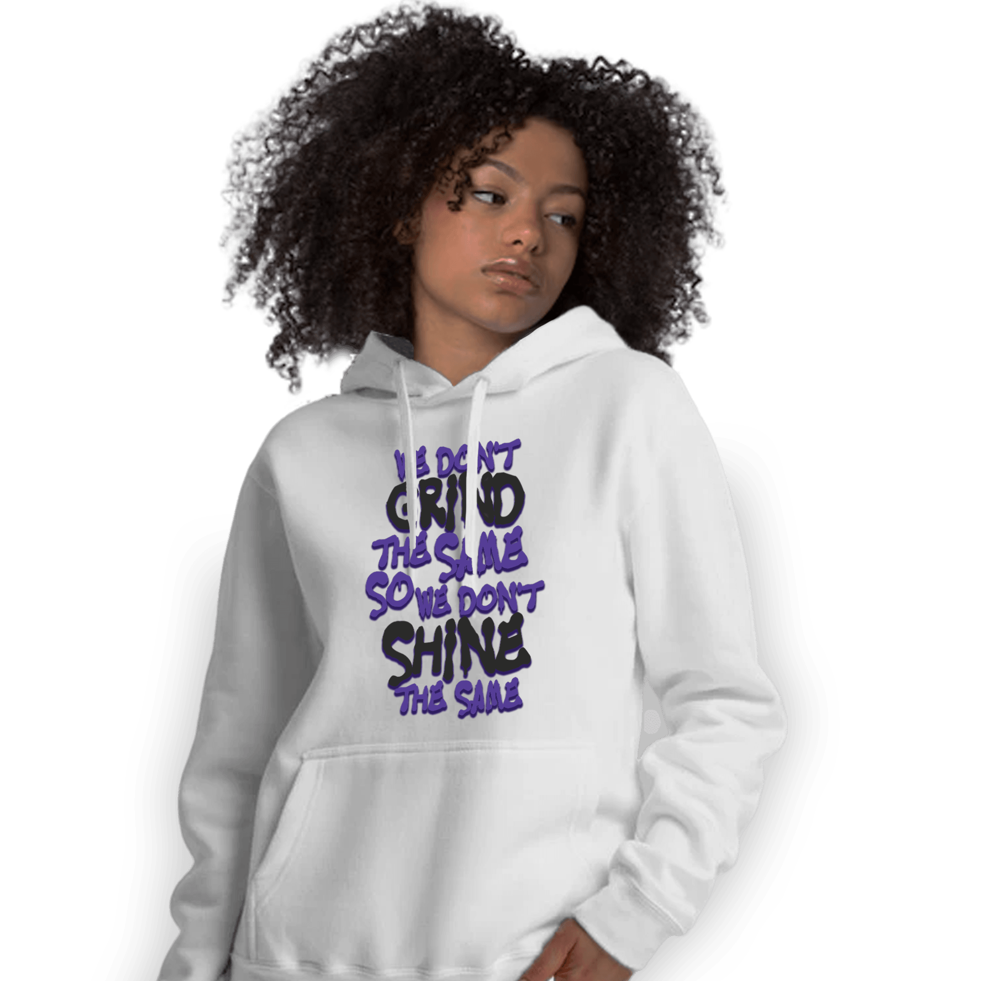 Field Purple 12s Hoodie Match Dont Shine The Same - NastyJamz