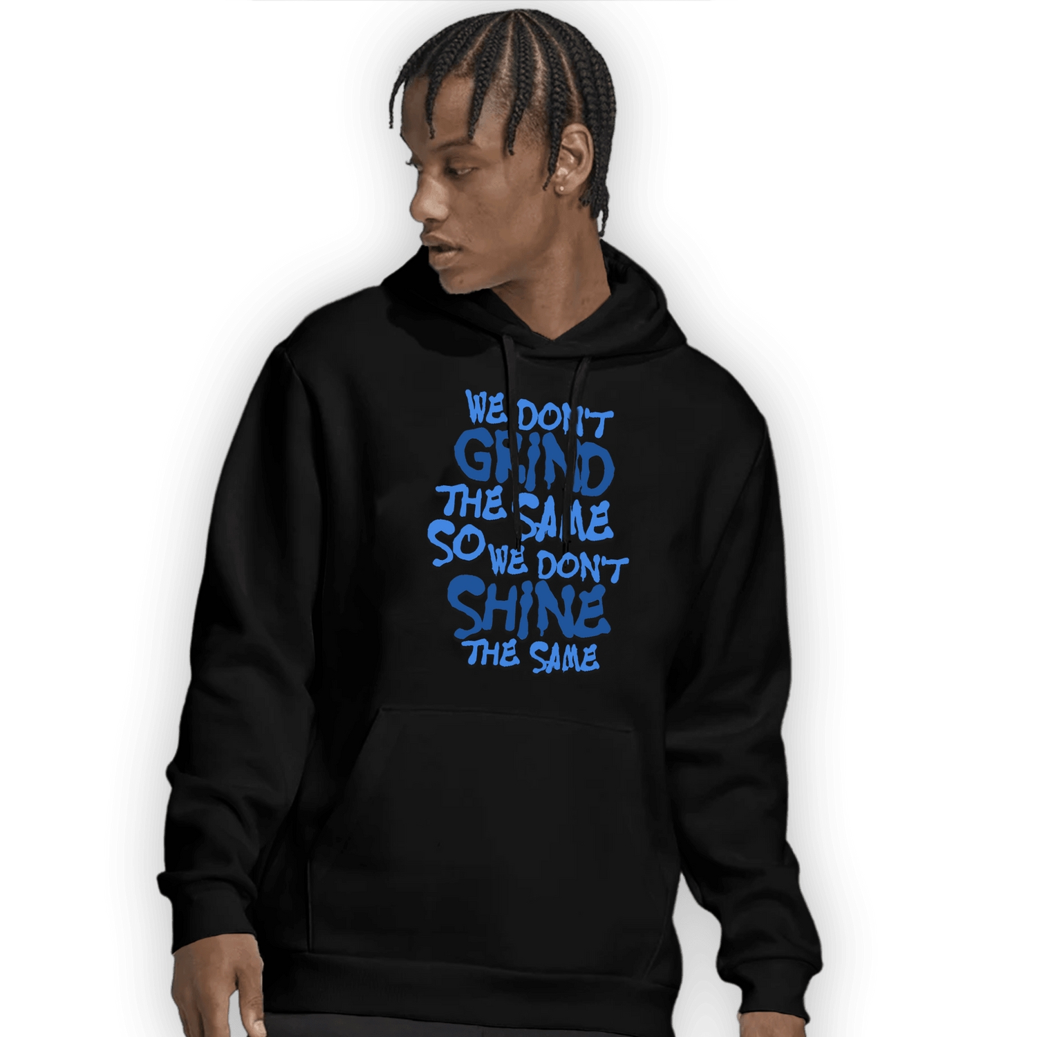 University Blue Toe 1s Hoodie Match Dont Shine The Same - NastyJamz