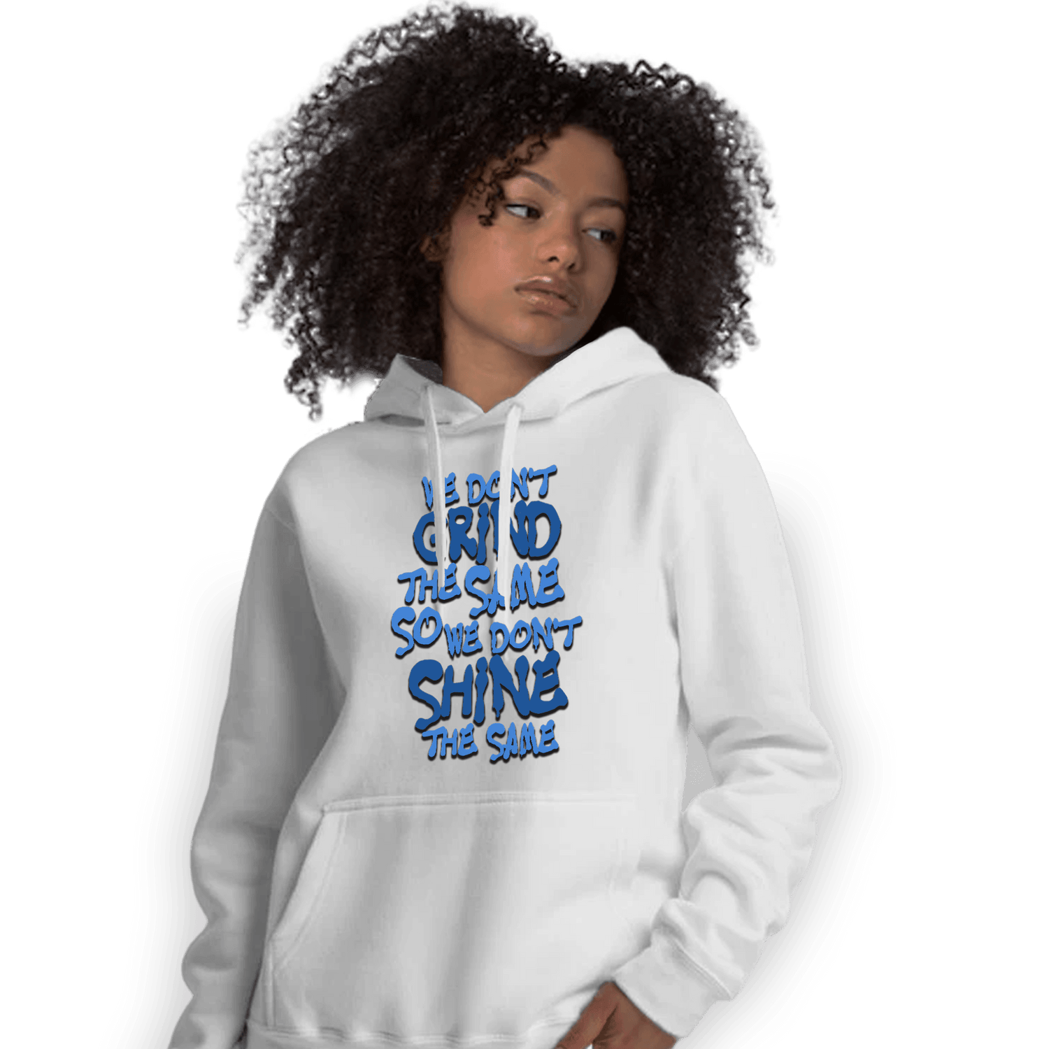 University Blue Toe 1s Hoodie Match Dont Shine The Same - NastyJamz