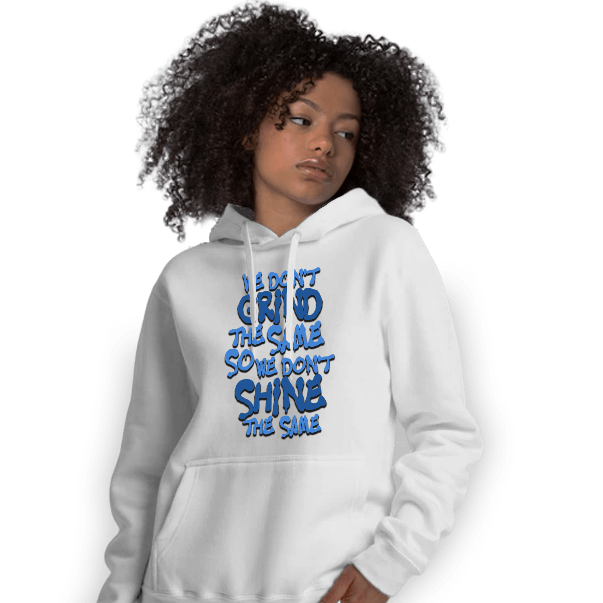 University Blue Toe 1s Hoodie Match Dont Shine The Same - NastyJamz