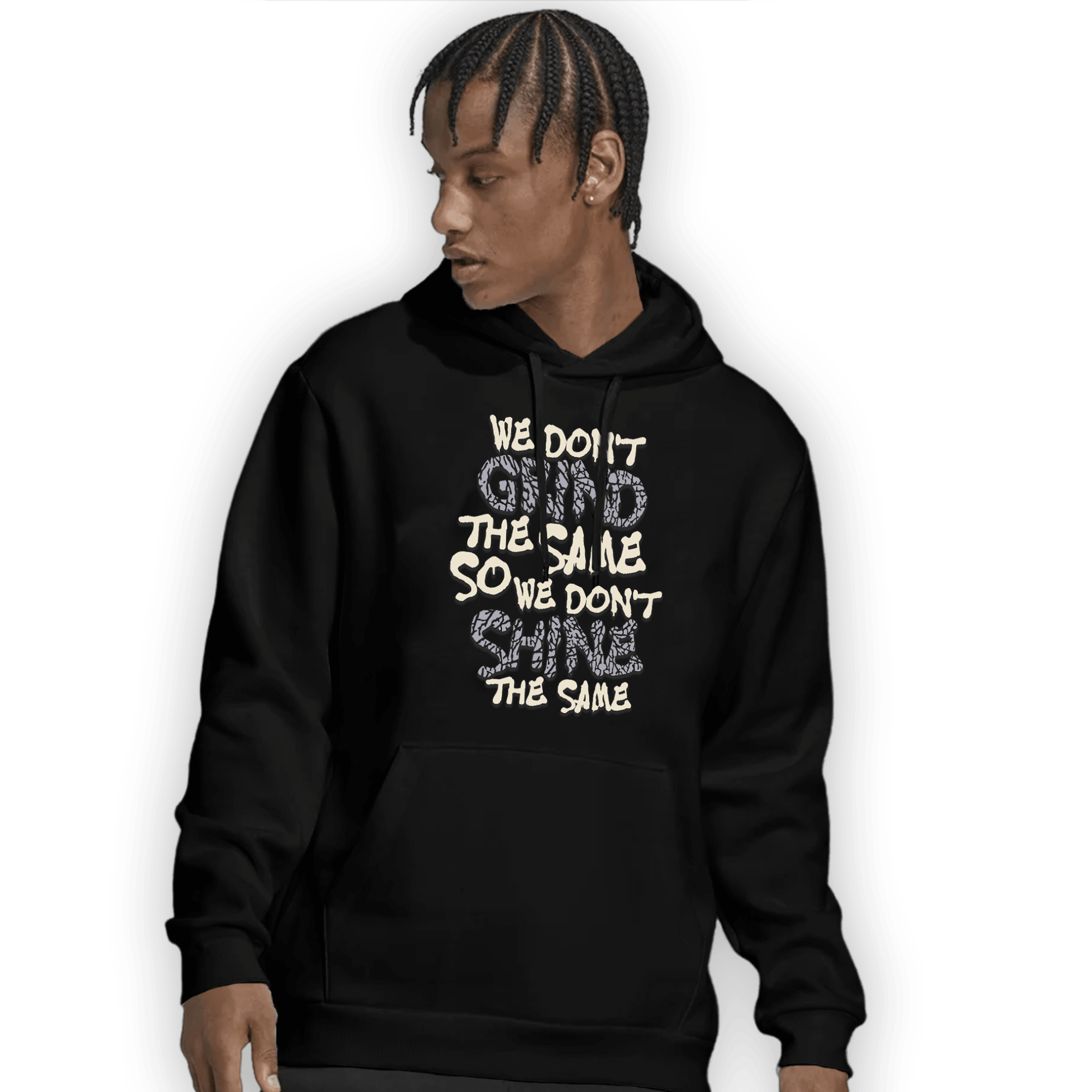 Off Noir 3s Hoodie Match Dont Shine The Same - NastyJamz