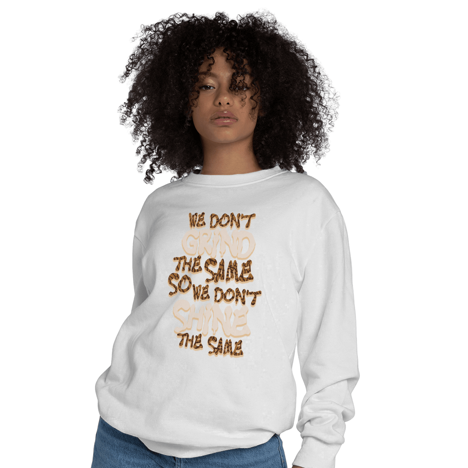 Palomino 3s Sweatshirt Match Dont Shine The Same - NastyJamz