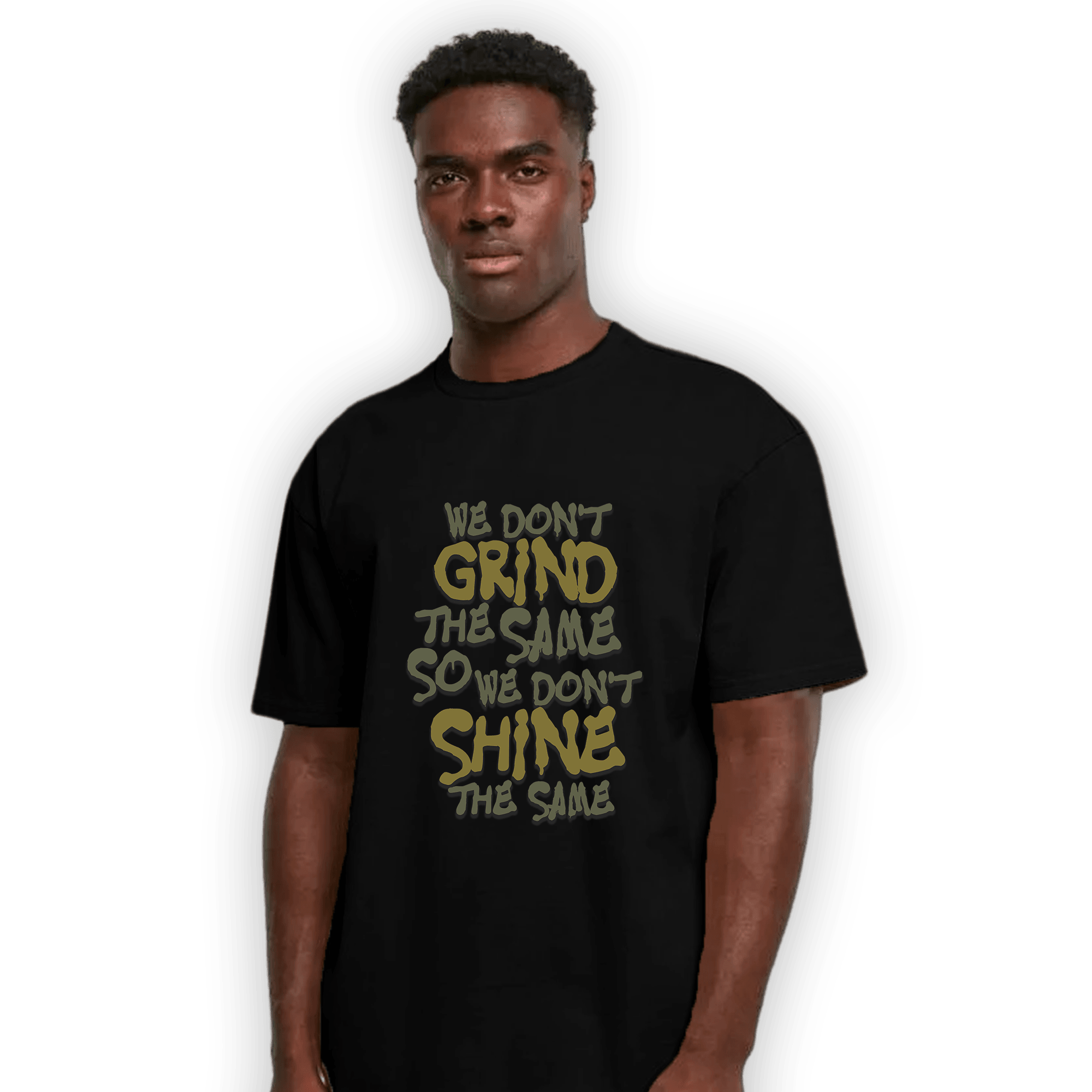 SE Craft Medium Olive 4s T Shirt Match Dont Shine The Same - NastyJamz