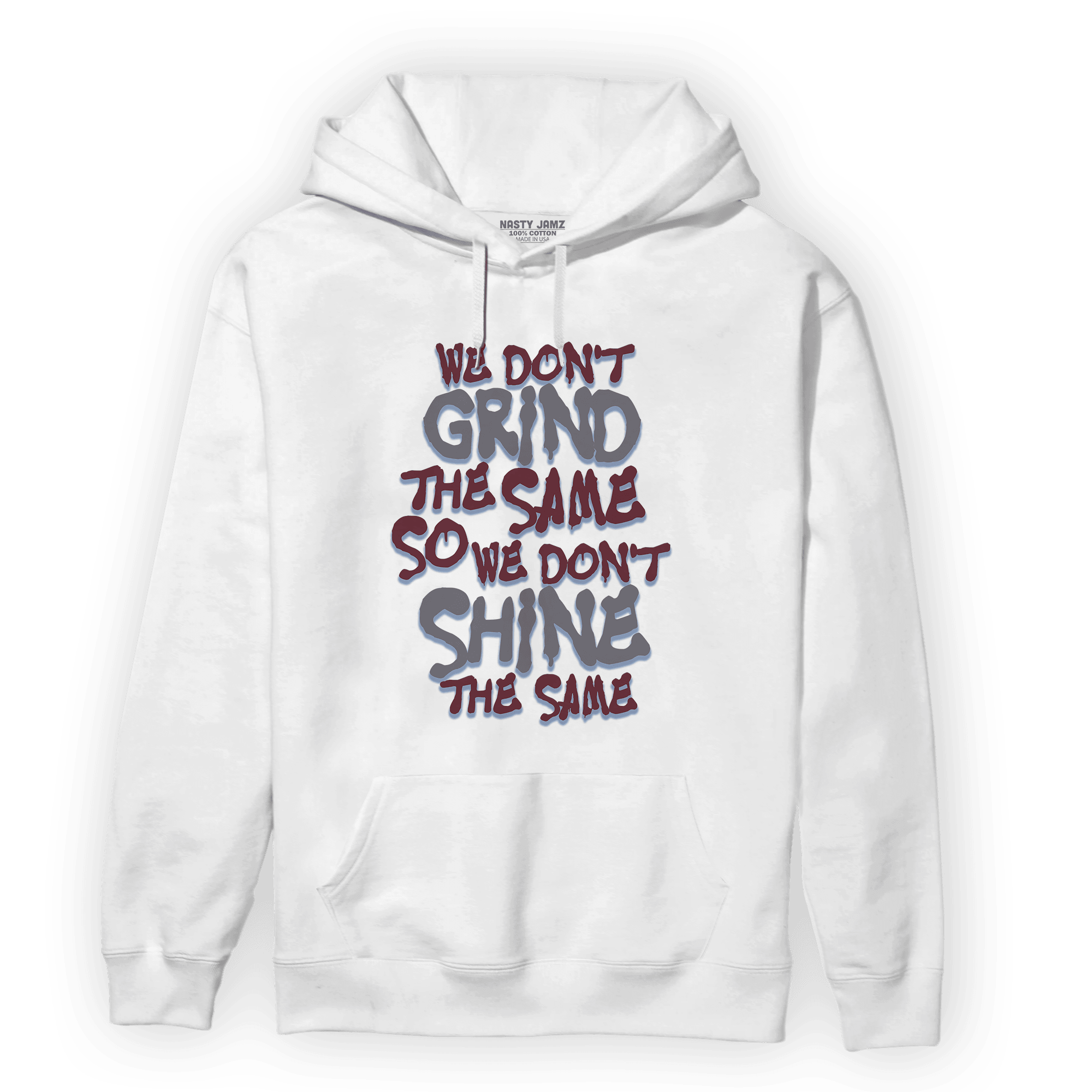 Burgundy 5s Hoodie Match Dont Shine The Same - NastyJamz