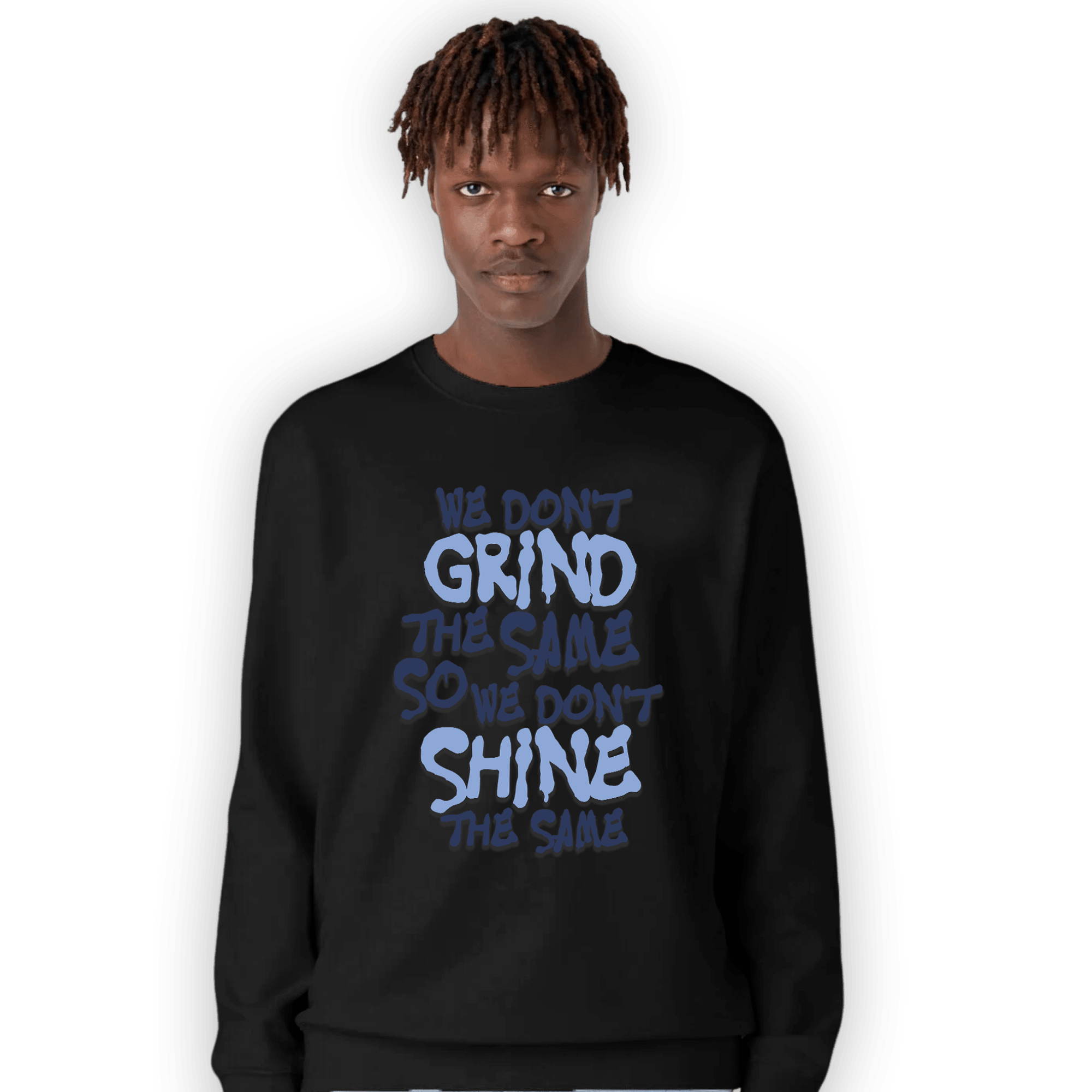 Midnight Navy 5s Sweatshirt Match Dont Shine The Same - NastyJamz