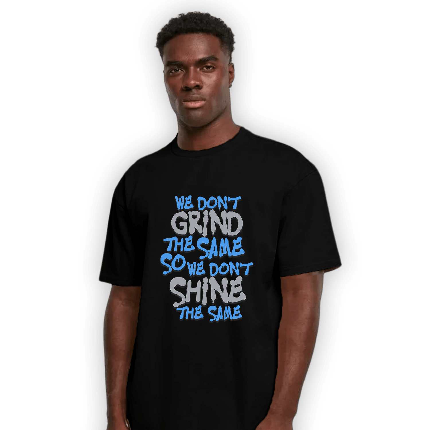 University Blue 5s T Shirt Match Dont Shine The Same - NastyJamz
