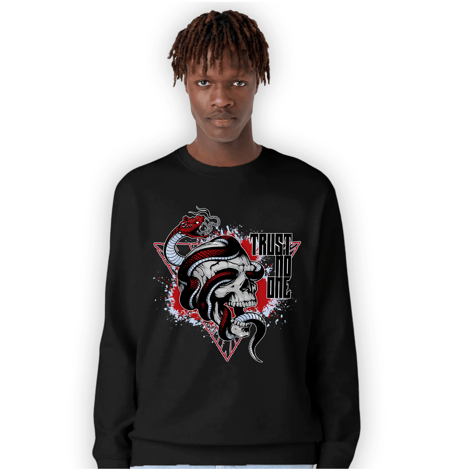 Cherry 11s Sweatshirt Match Dont Trust Any - NastyJamz