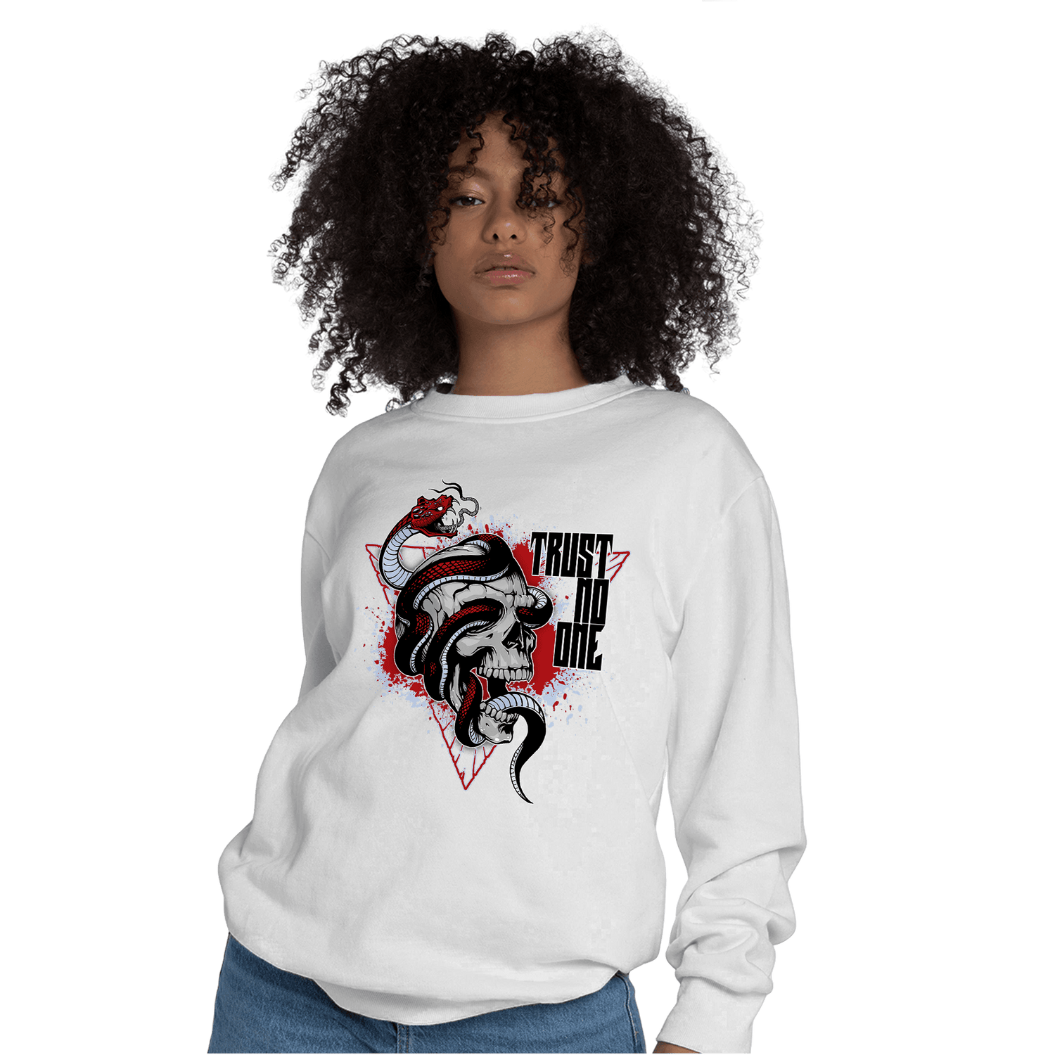 Cherry 11s Sweatshirt Match Dont Trust Any - NastyJamz