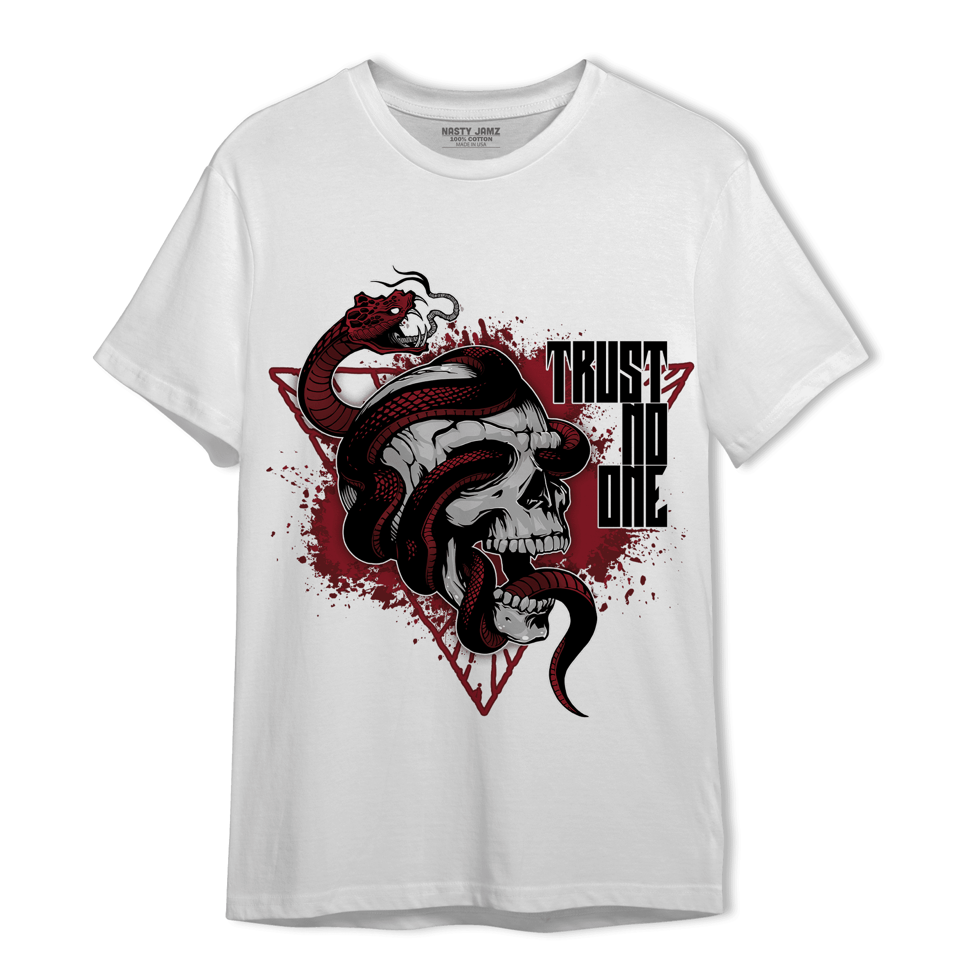 Cherry 12s T Shirt Match Dont Trust Any - NastyJamz