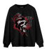 Cherry 12s Sweatshirt Match Dont Trust Any - NastyJamz