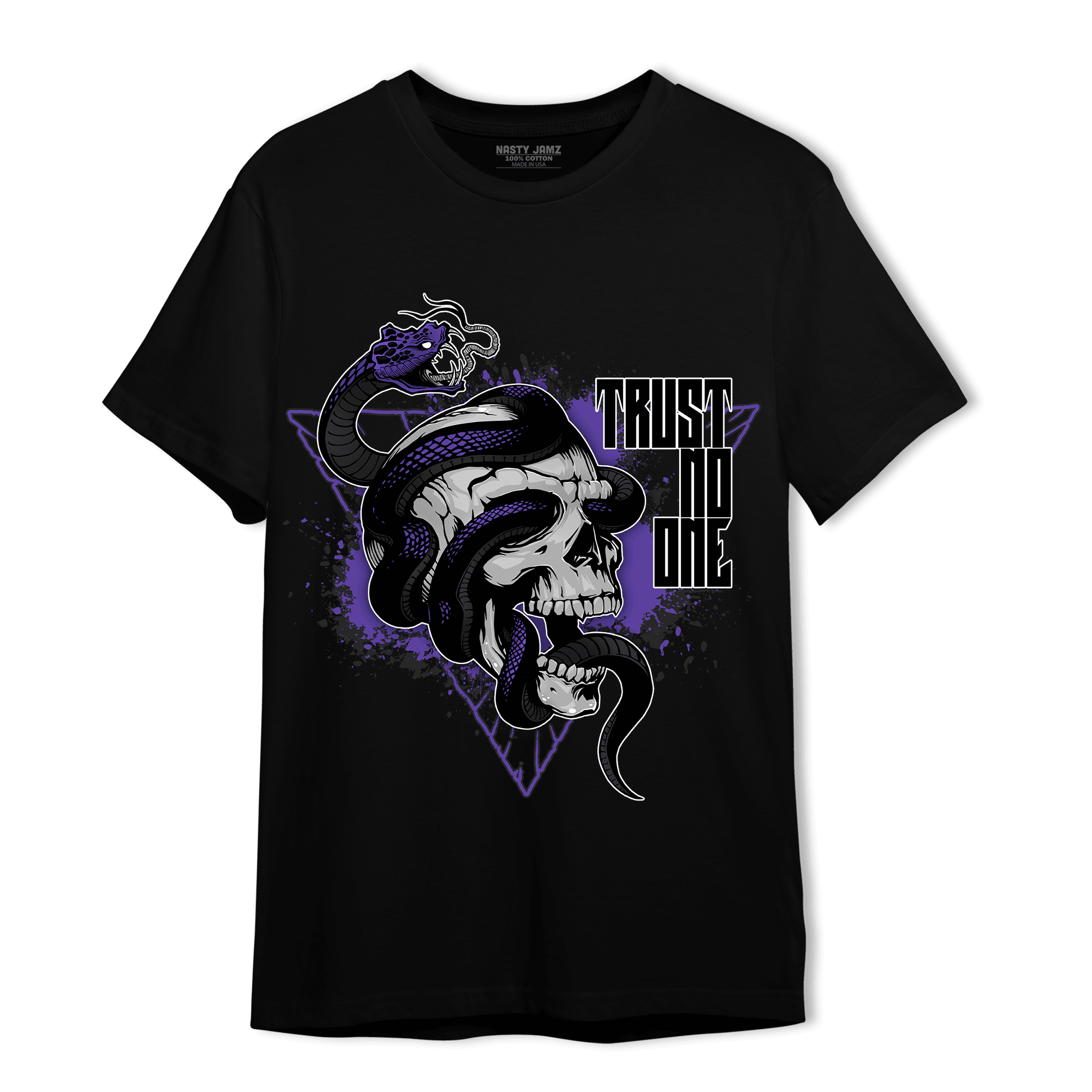 Field Purple 12s T Shirt Match Dont Trust Any - NastyJamz