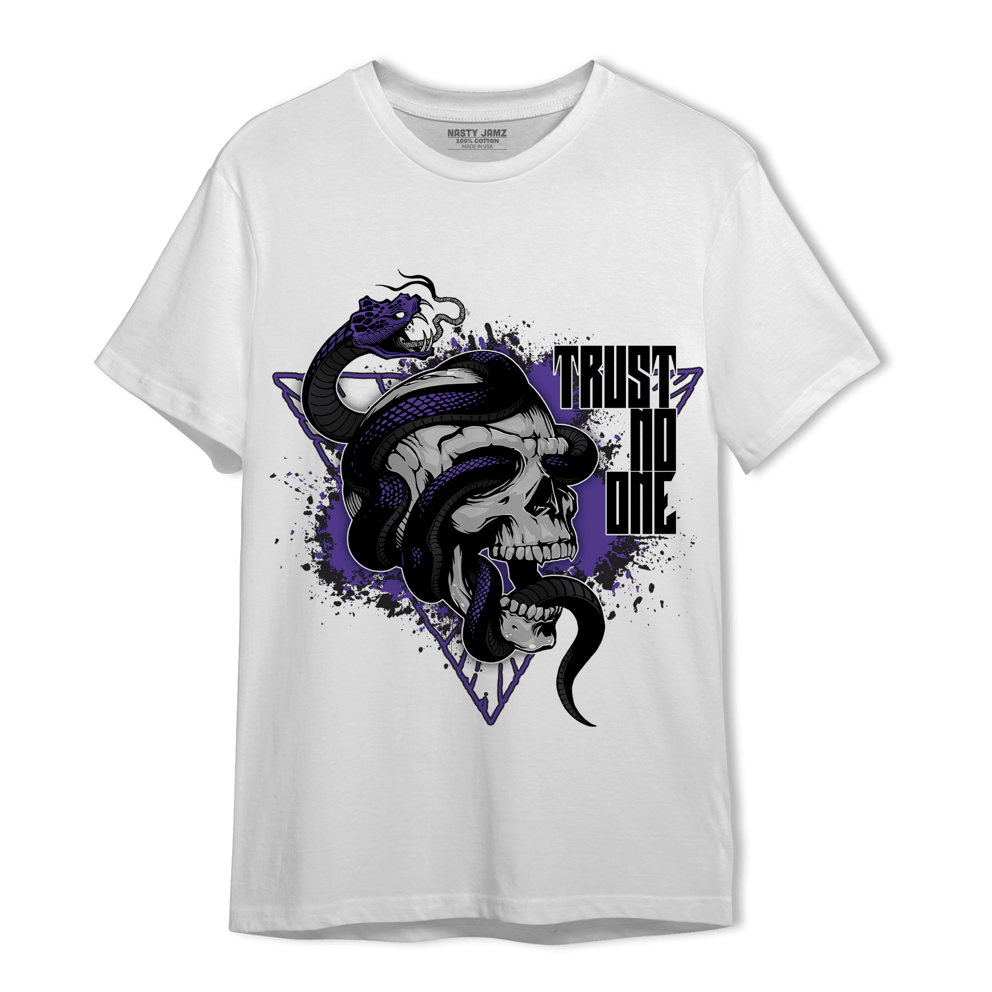 Field Purple 12s T Shirt Match Dont Trust Any - NastyJamz