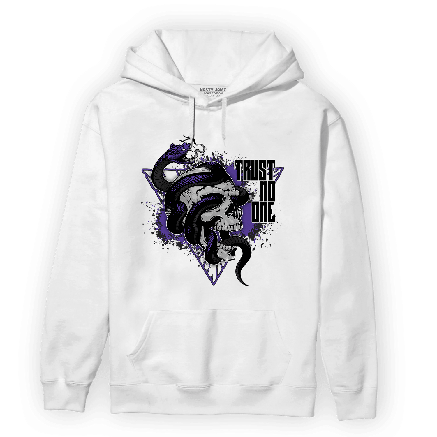 Field Purple 12s Hoodie Match Dont Trust Any - NastyJamz