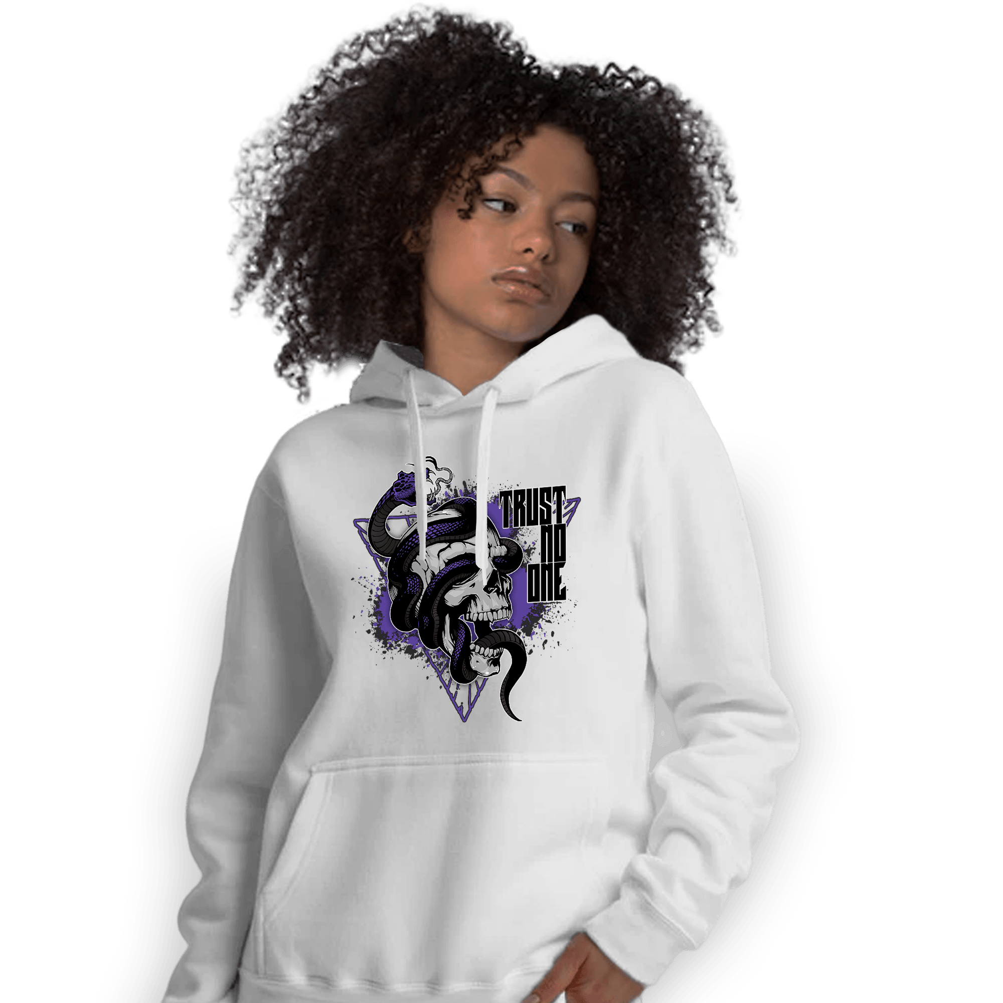 Field Purple 12s Hoodie Match Dont Trust Any - NastyJamz