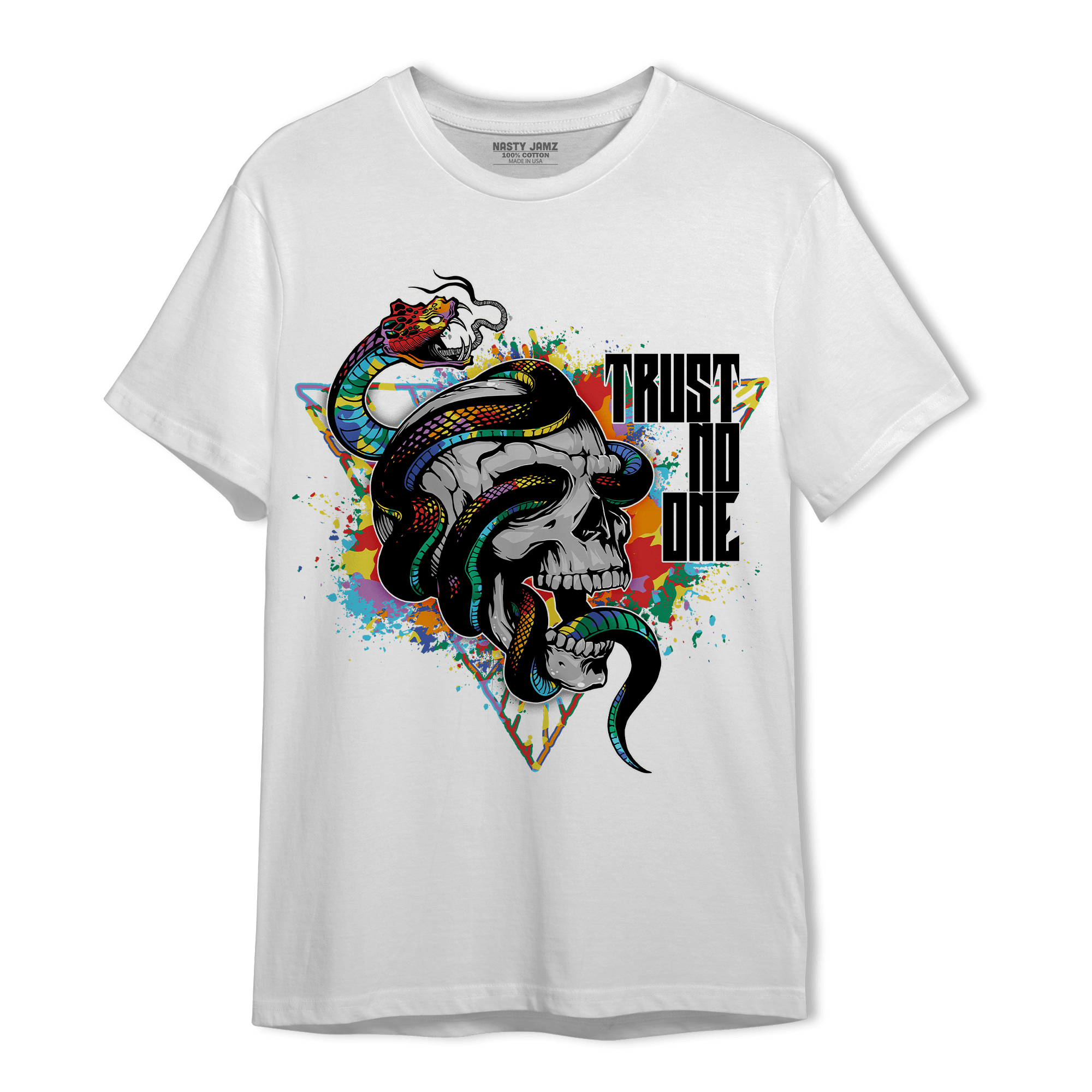Mid GS Six Championships 1s T Shirt Match Dont Trust Any - NastyJamz