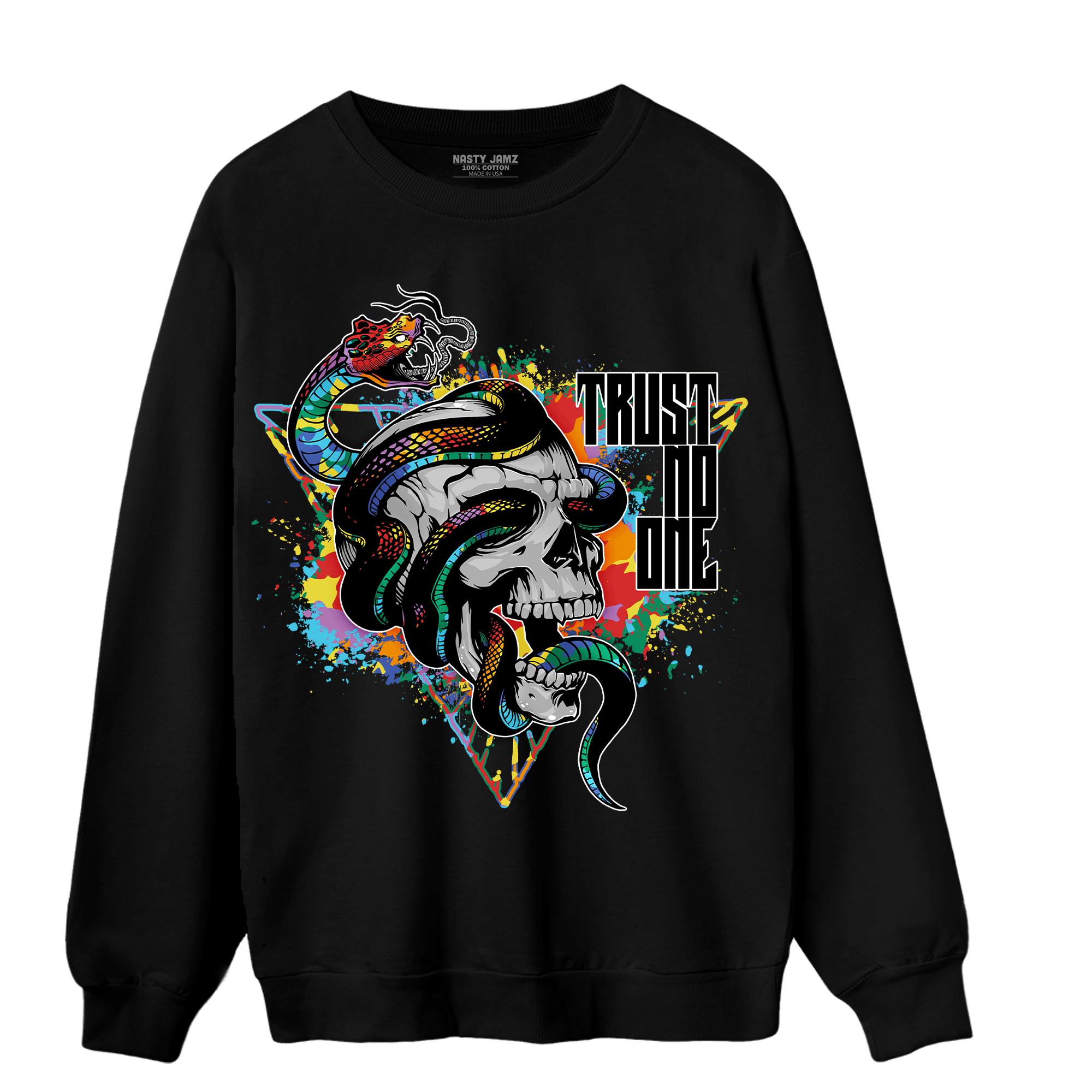 Mid GS Six Championships 1s Sweatshirt Match Dont Trust Any - NastyJamz