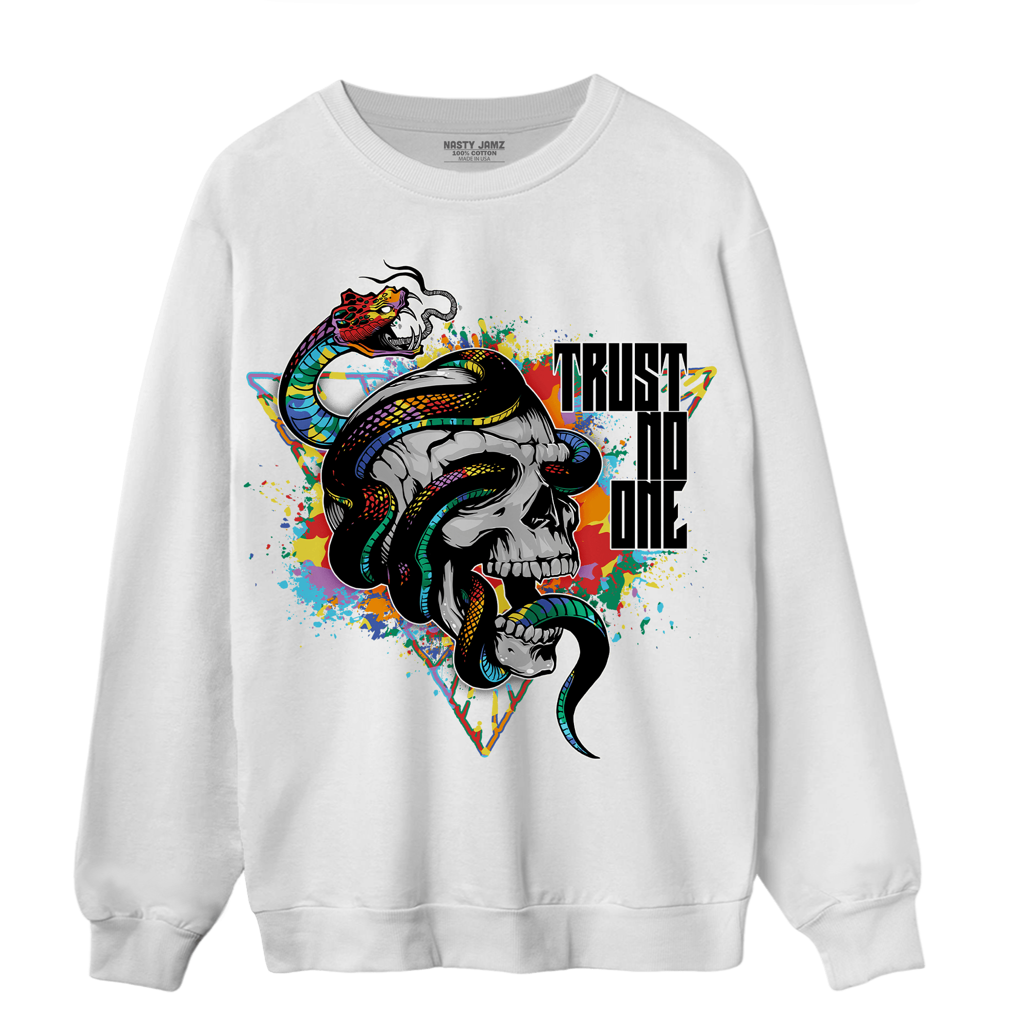 Mid GS Six Championships 1s Sweatshirt Match Dont Trust Any - NastyJamz