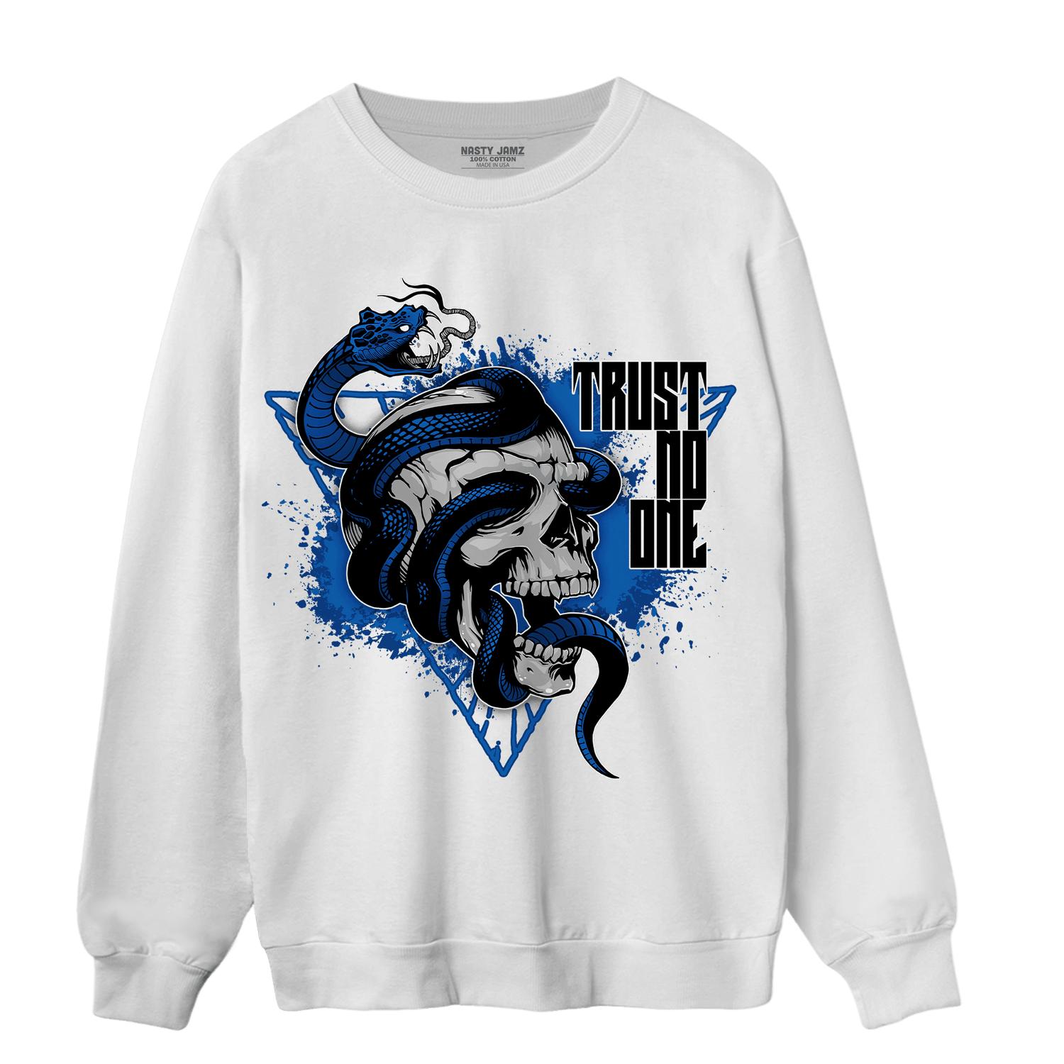 Royal Reimagined 1s Sweatshirt Match Dont Trust Any - NastyJamz