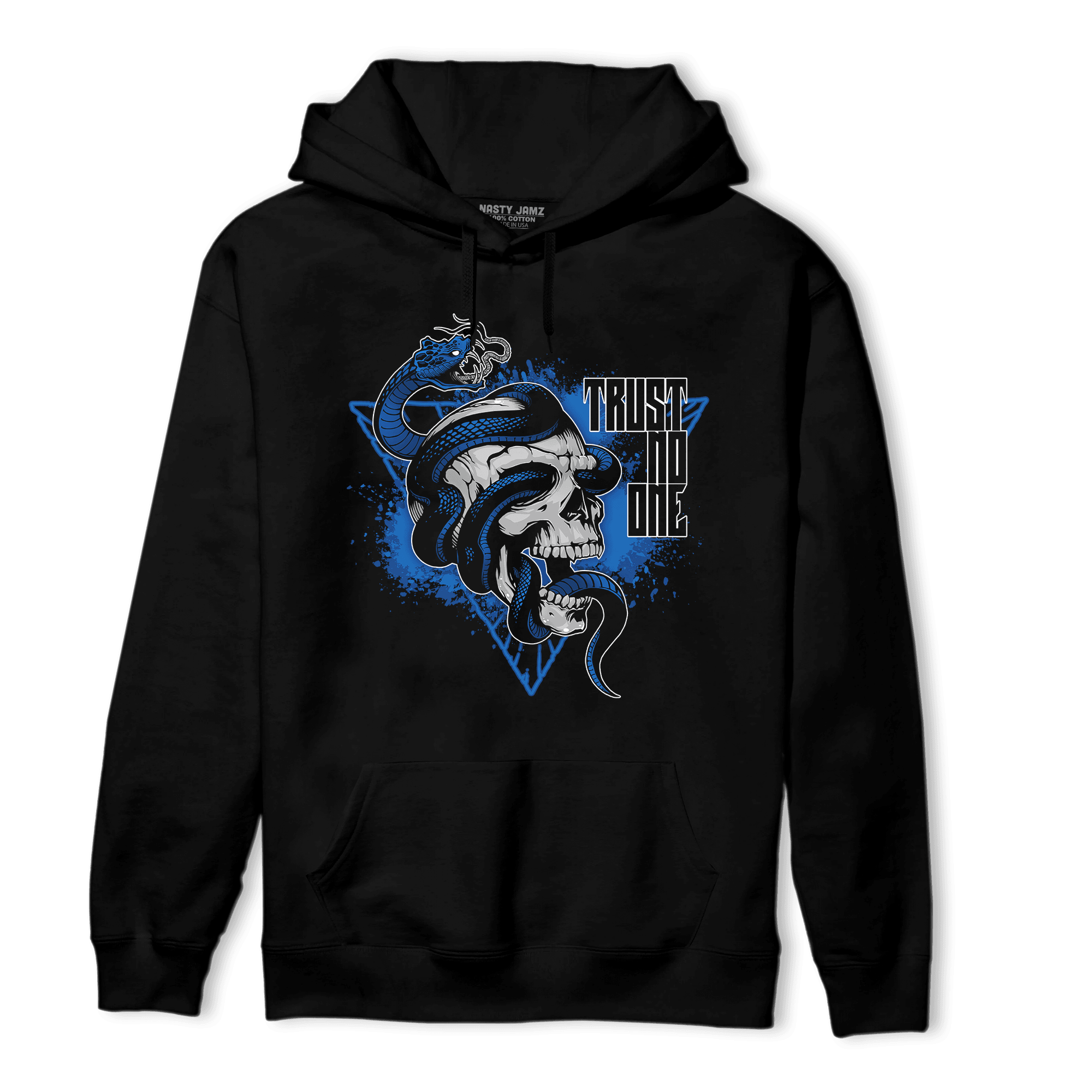 Royal Reimagined 1s Hoodie Match Dont Trust Any - NastyJamz