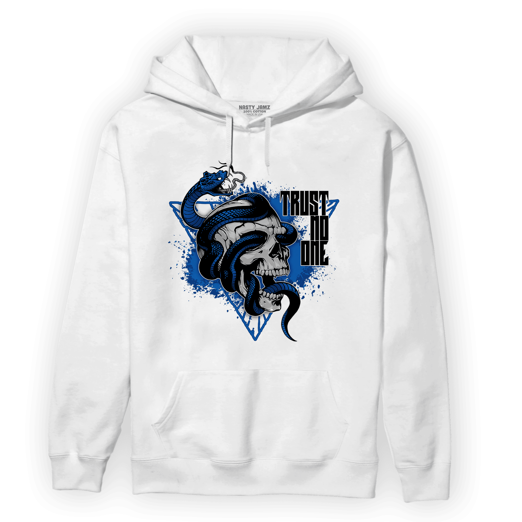 Royal Reimagined 1s Hoodie Match Dont Trust Any - NastyJamz