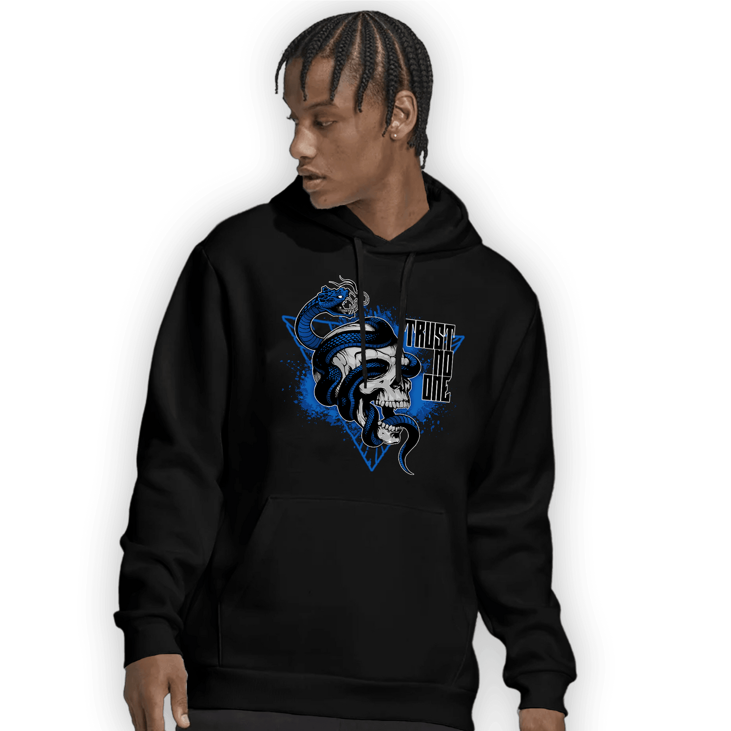 Royal Reimagined 1s Hoodie Match Dont Trust Any - NastyJamz