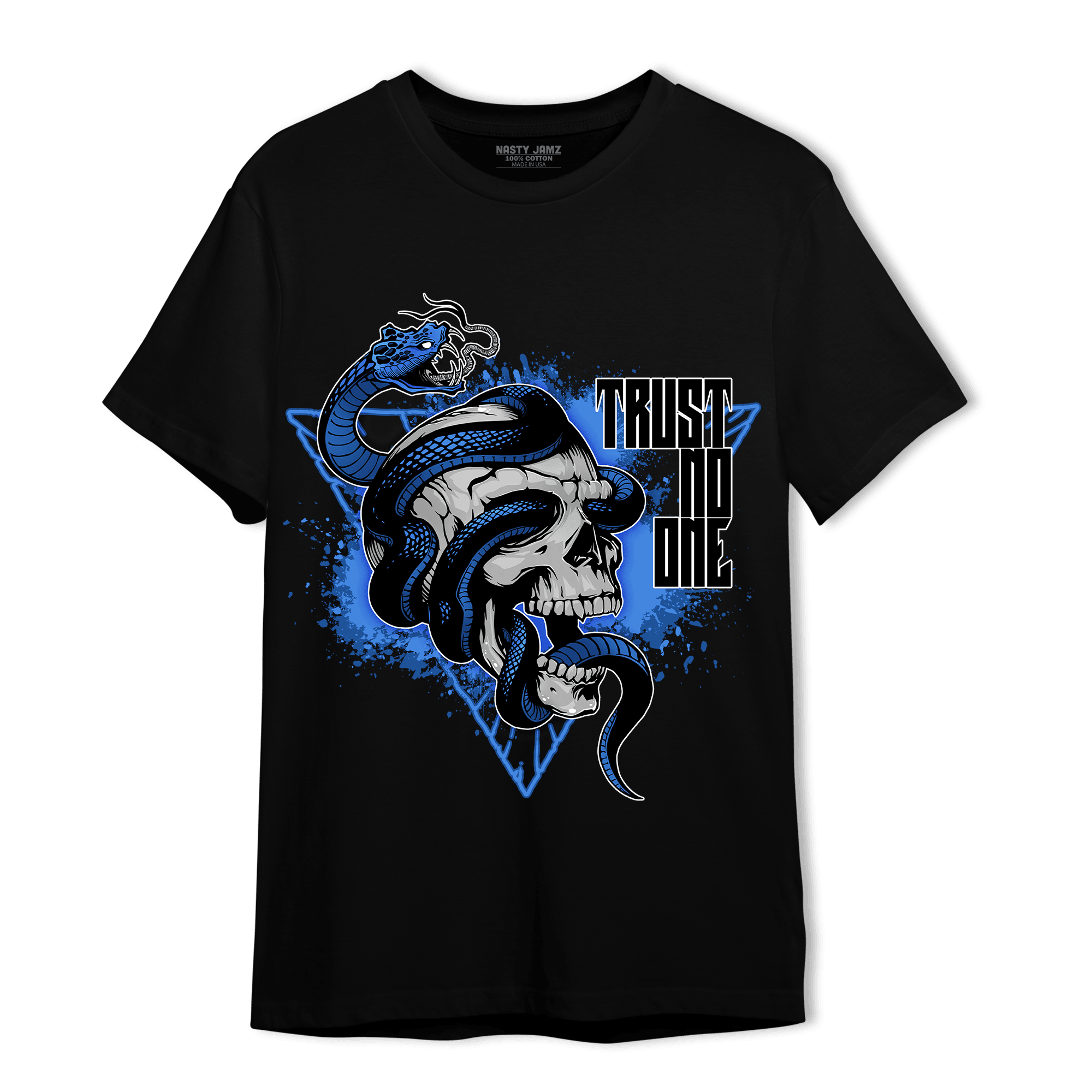 University Blue Toe 1s T Shirt Match Dont Trust Any - NastyJamz