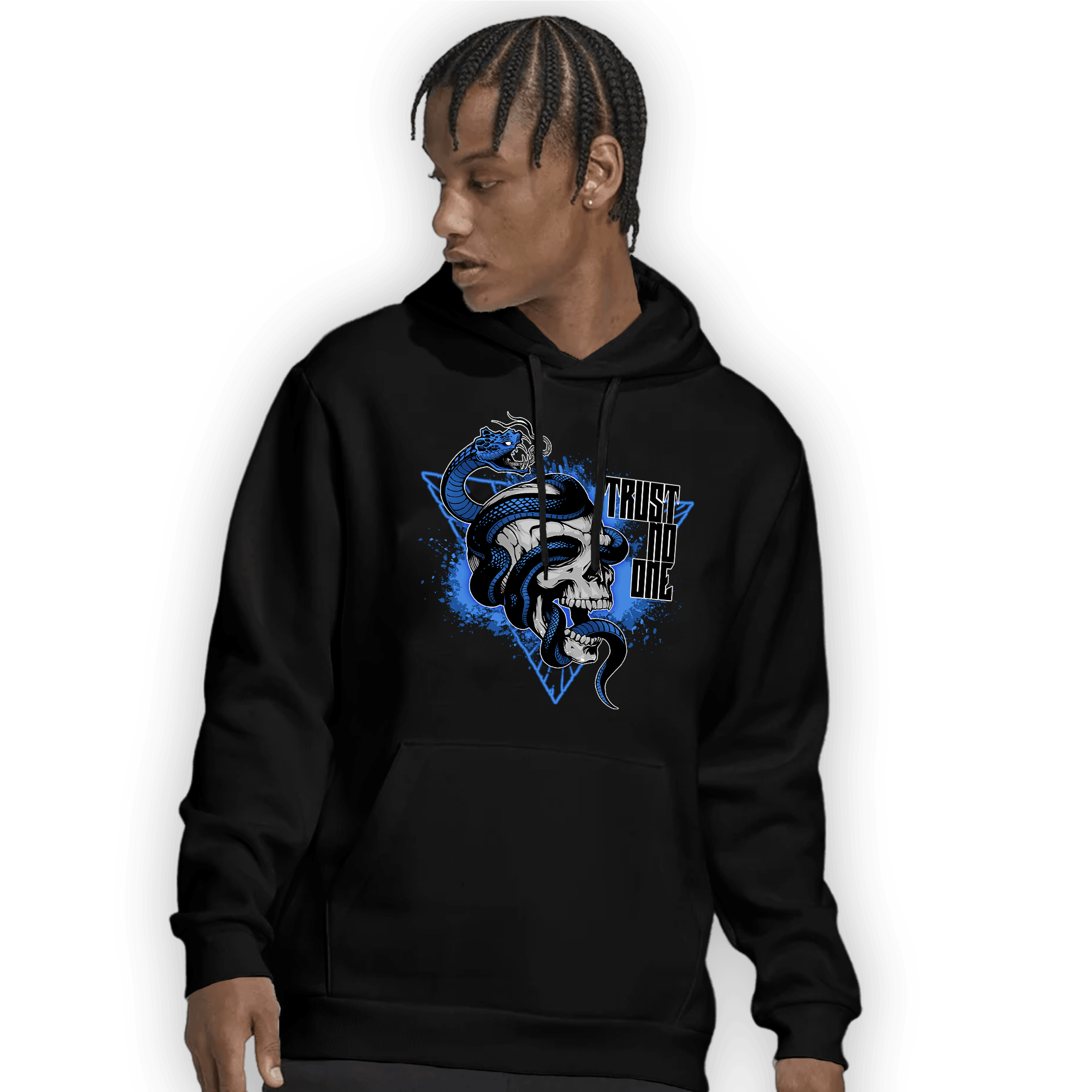 University Blue Toe 1s Hoodie Match Dont Trust Any - NastyJamz