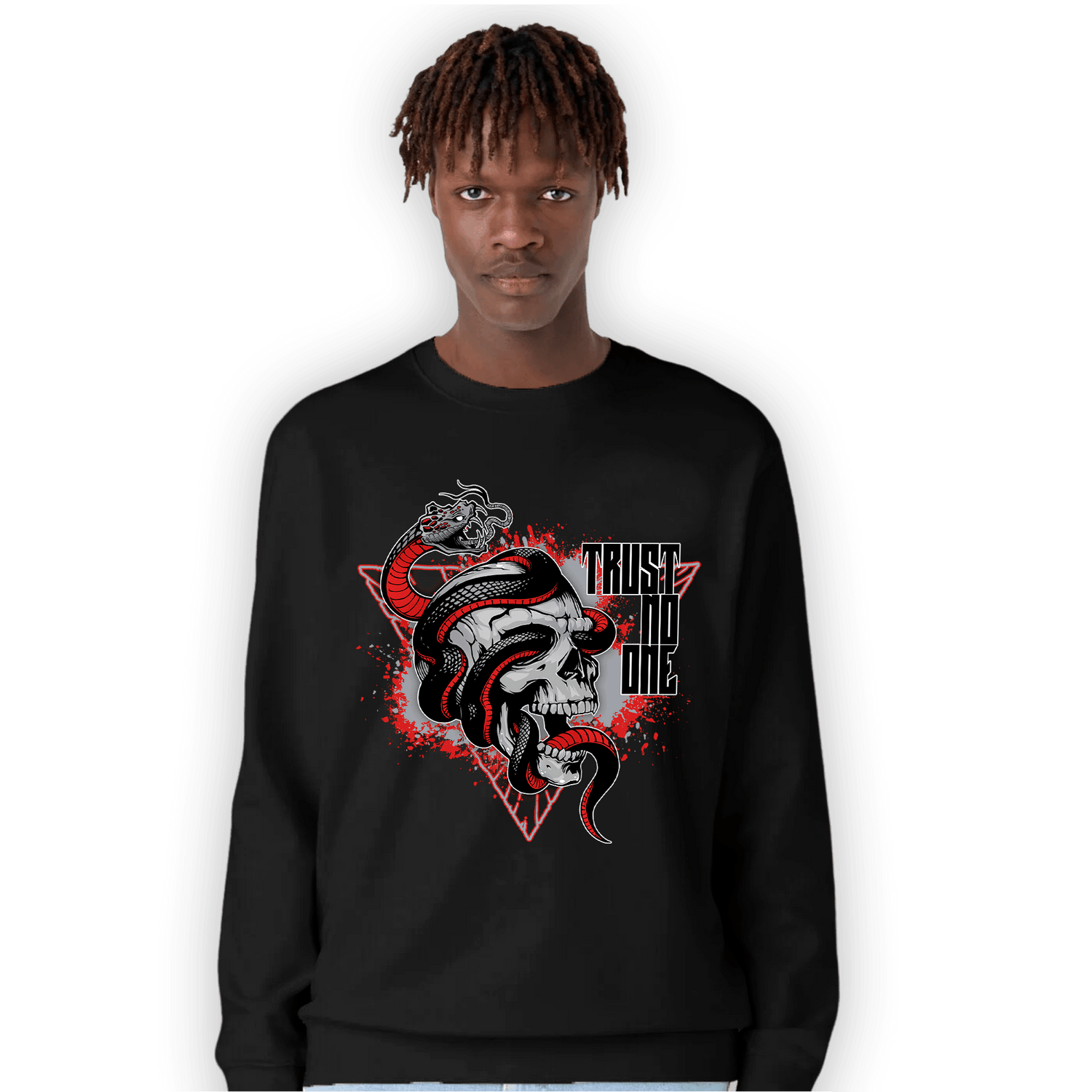 Bred Reimagined 4s Sweatshirt Match Dont Trust Any - NastyJamz