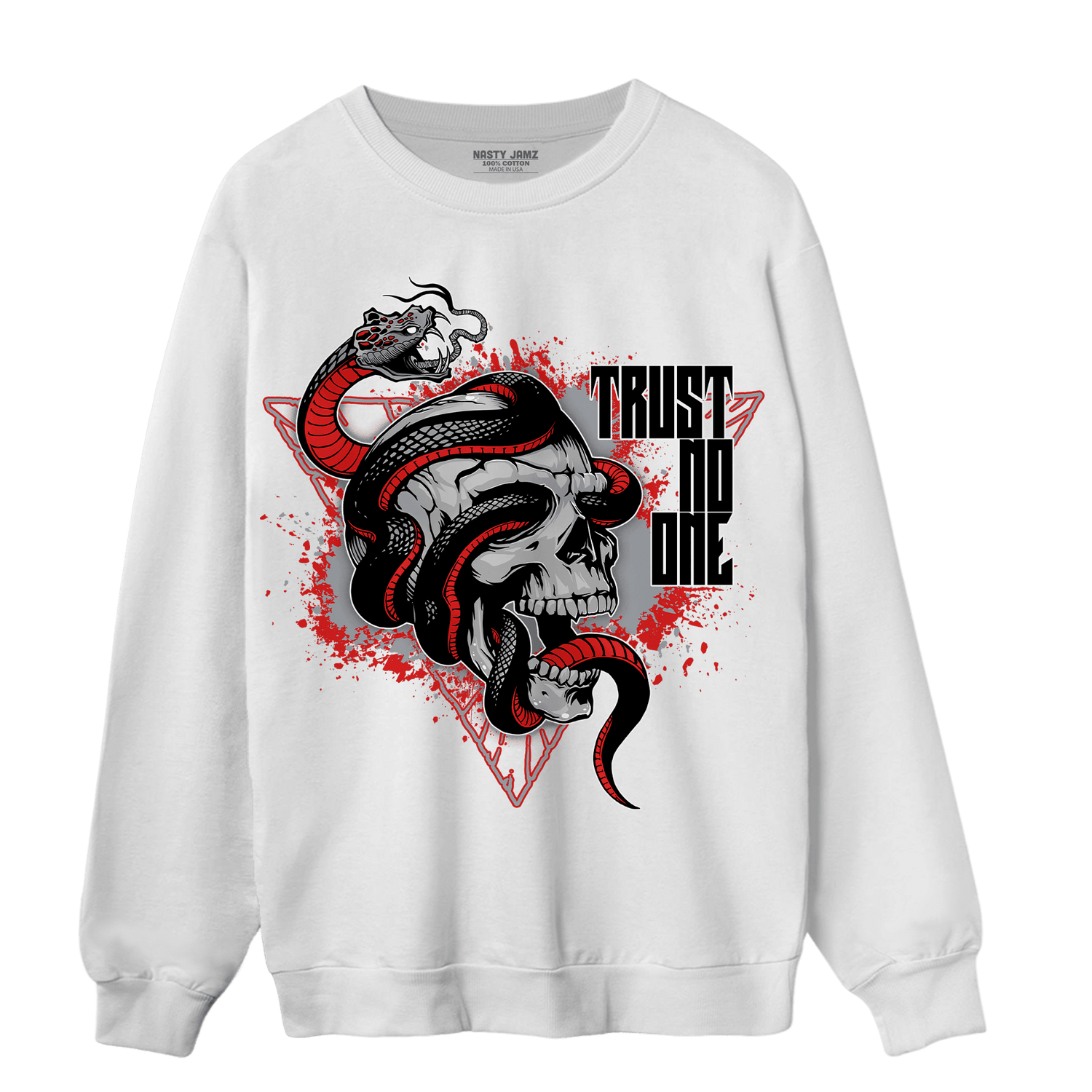 Bred Reimagined 4s Sweatshirt Match Dont Trust Any - NastyJamz
